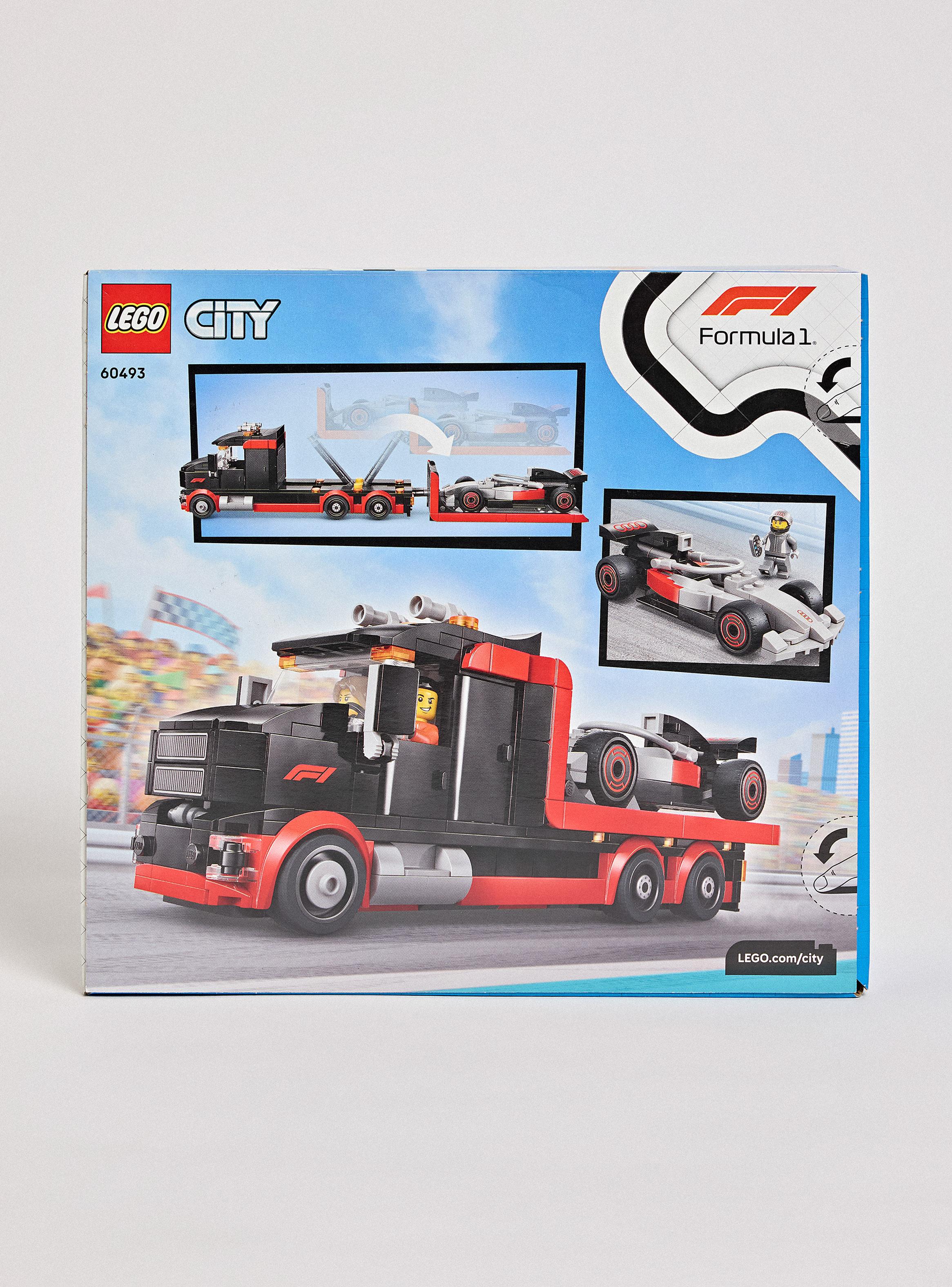 Lego Camión Exposición F1 con Auto Audi 508 Piezas-4