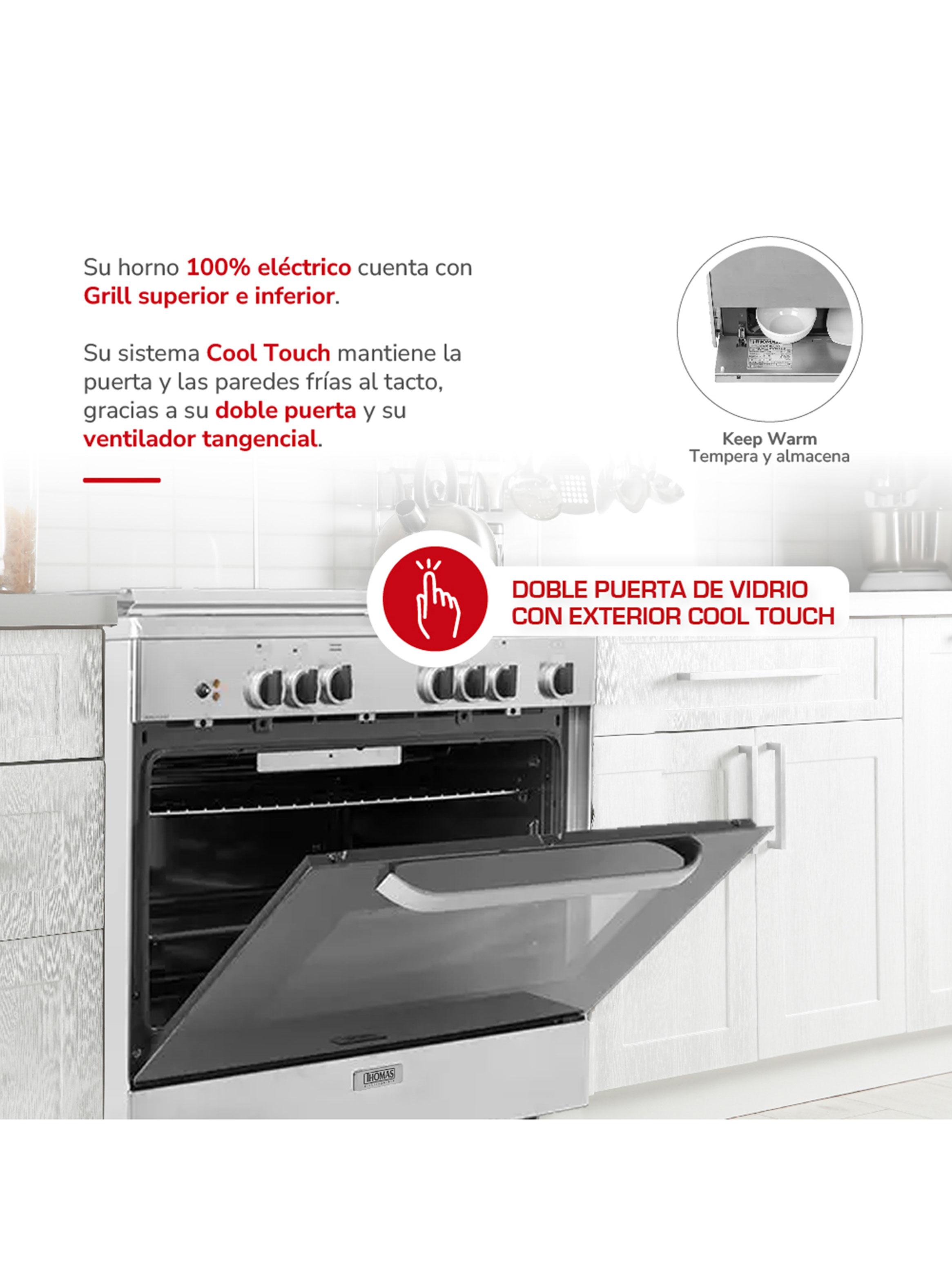 Cocina a Gas 5 Quemadores Florencia 2 Gris-2