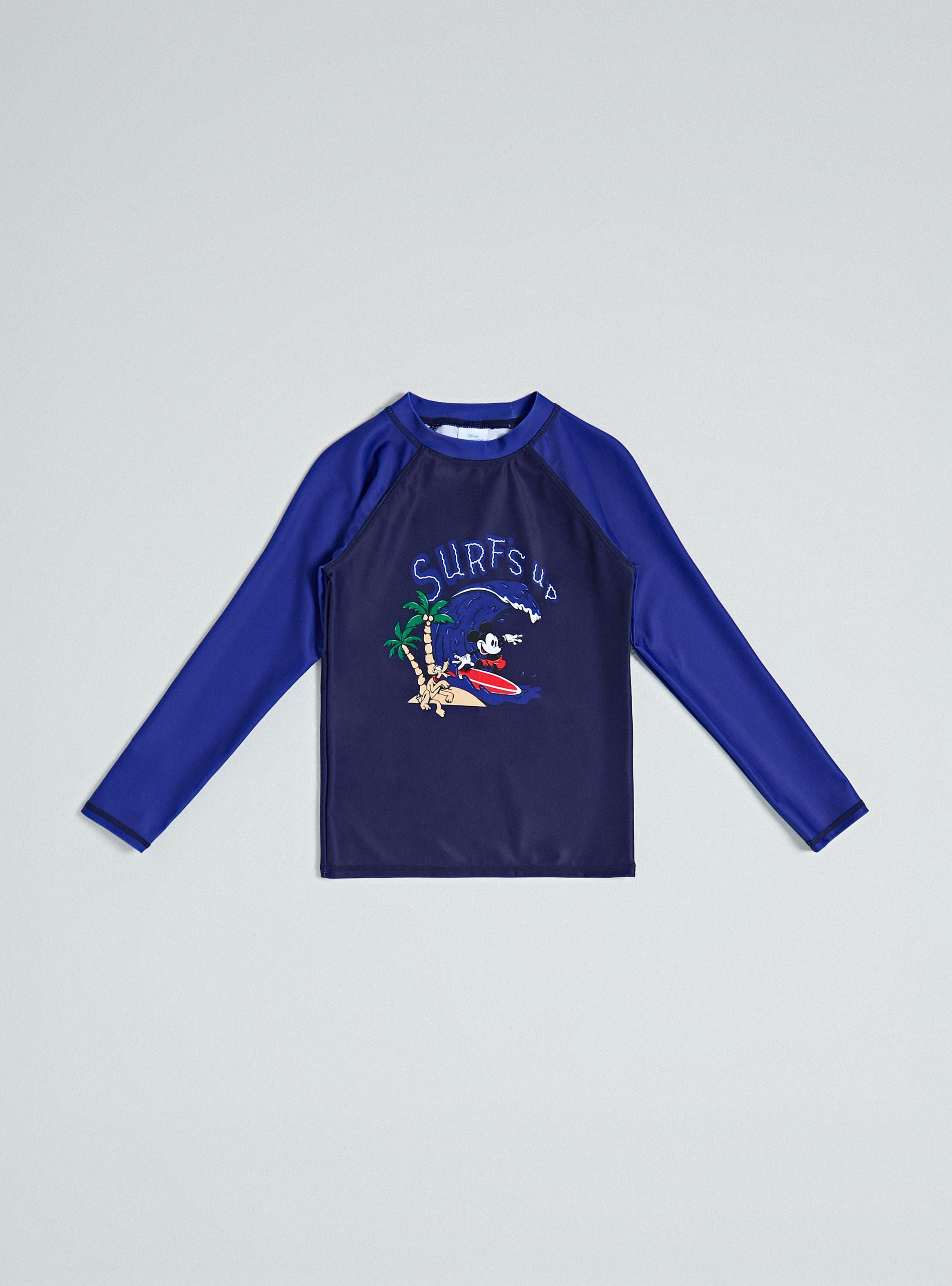 Traje de Baño Polera de Agua Mickey Mouse y Pluto-1