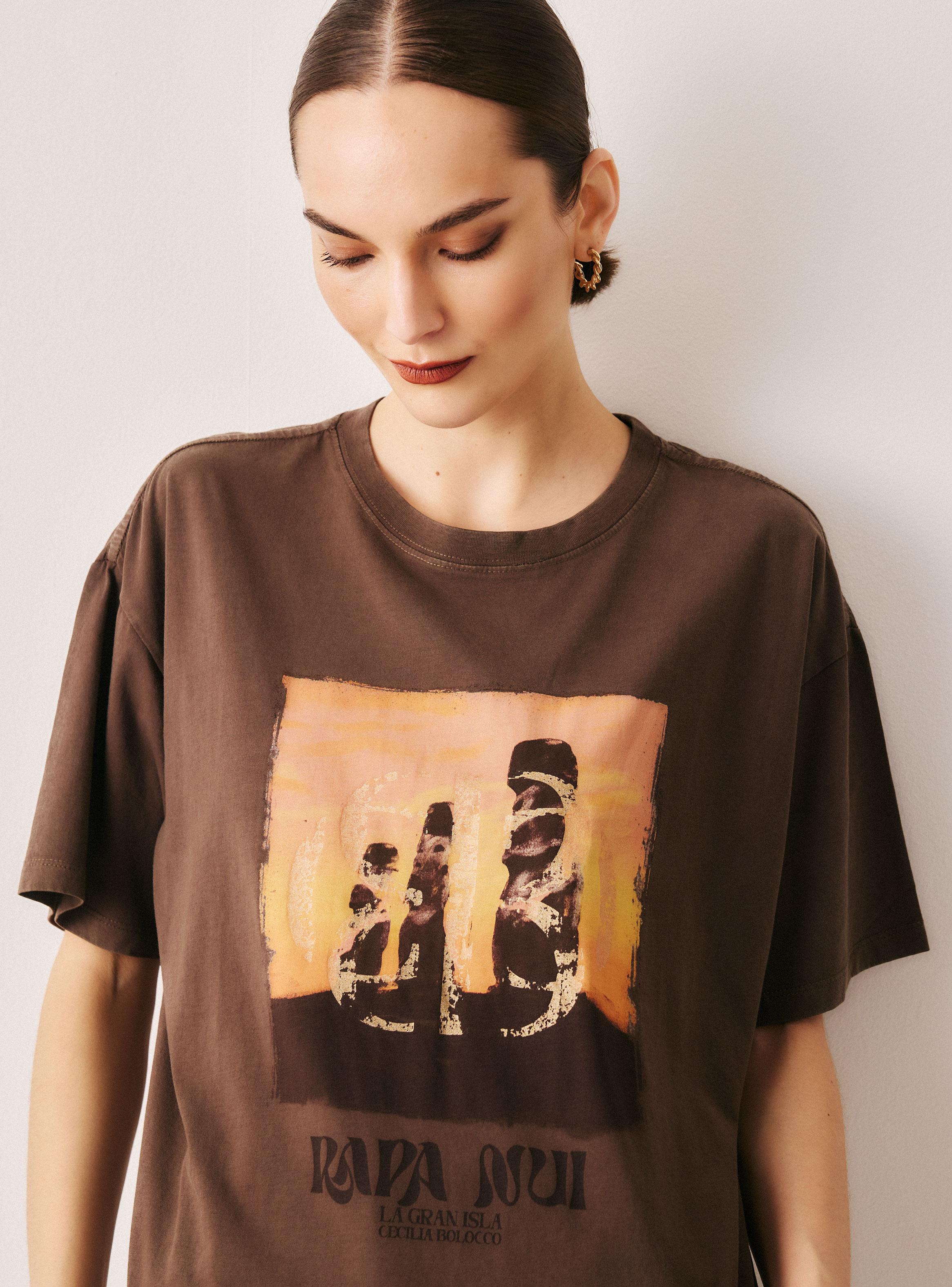 Polera Oversize Estampada-2
