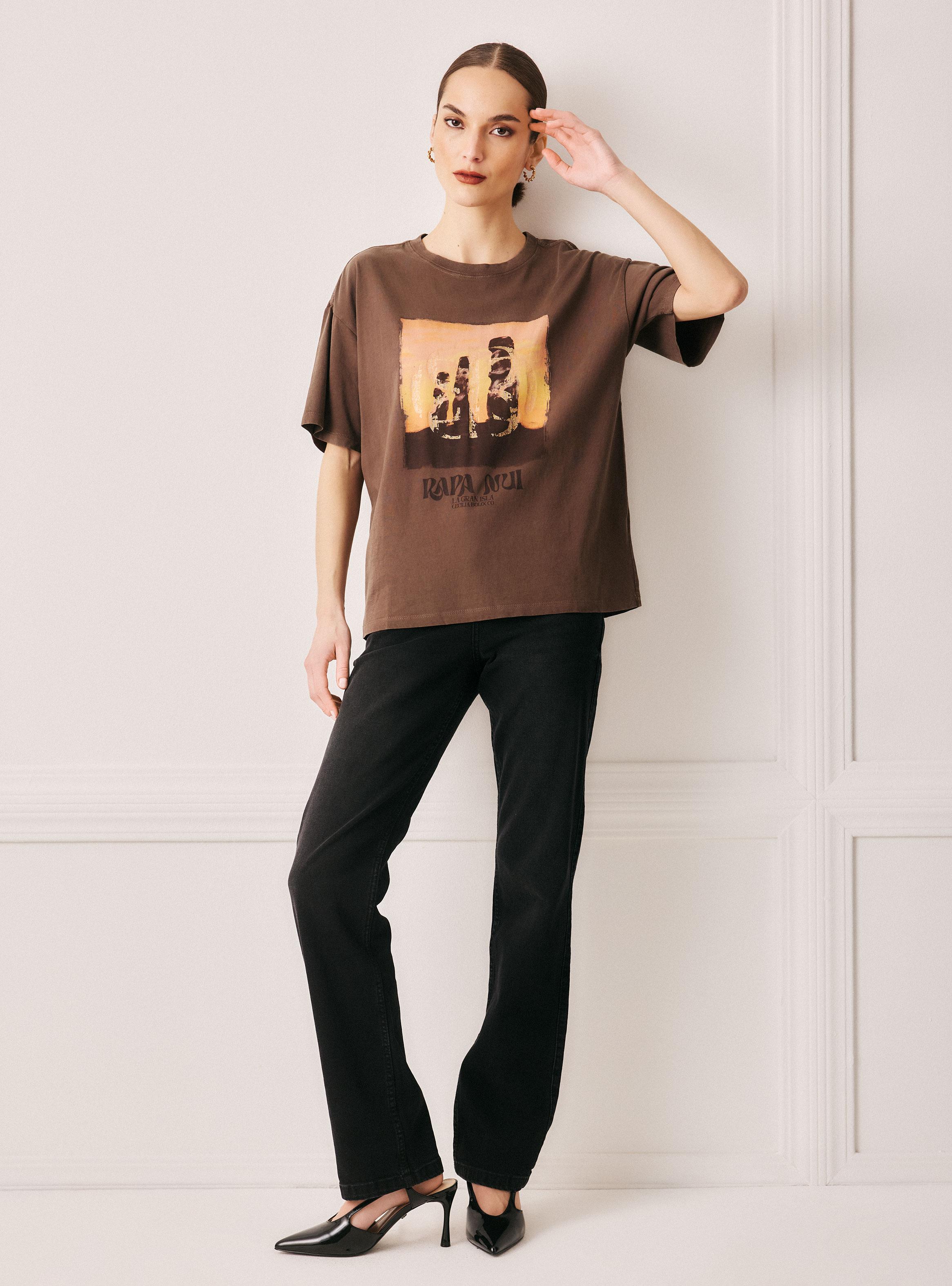 Polera Oversize Estampada-4