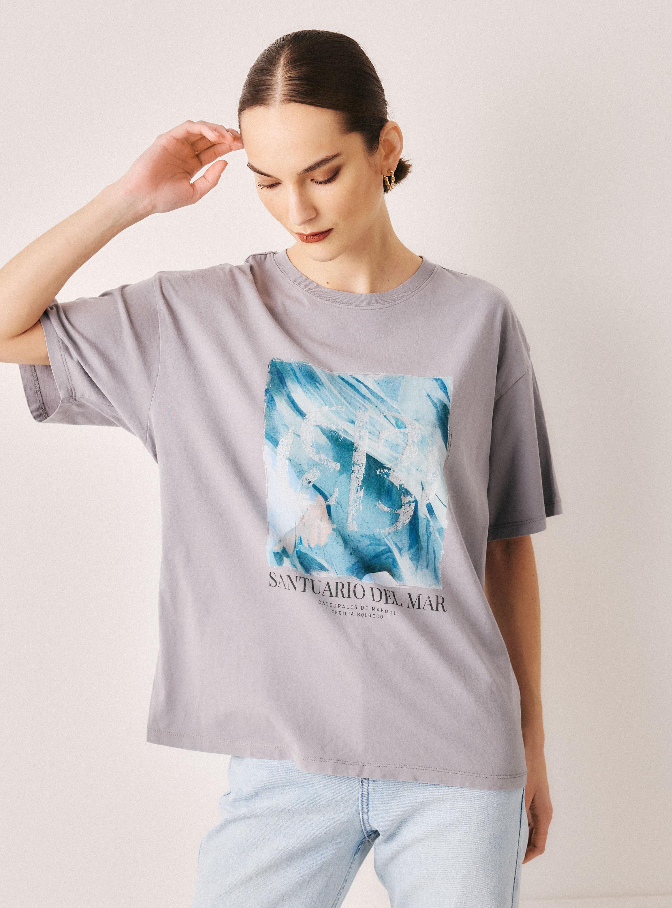 Polera Oversize Estampada-0