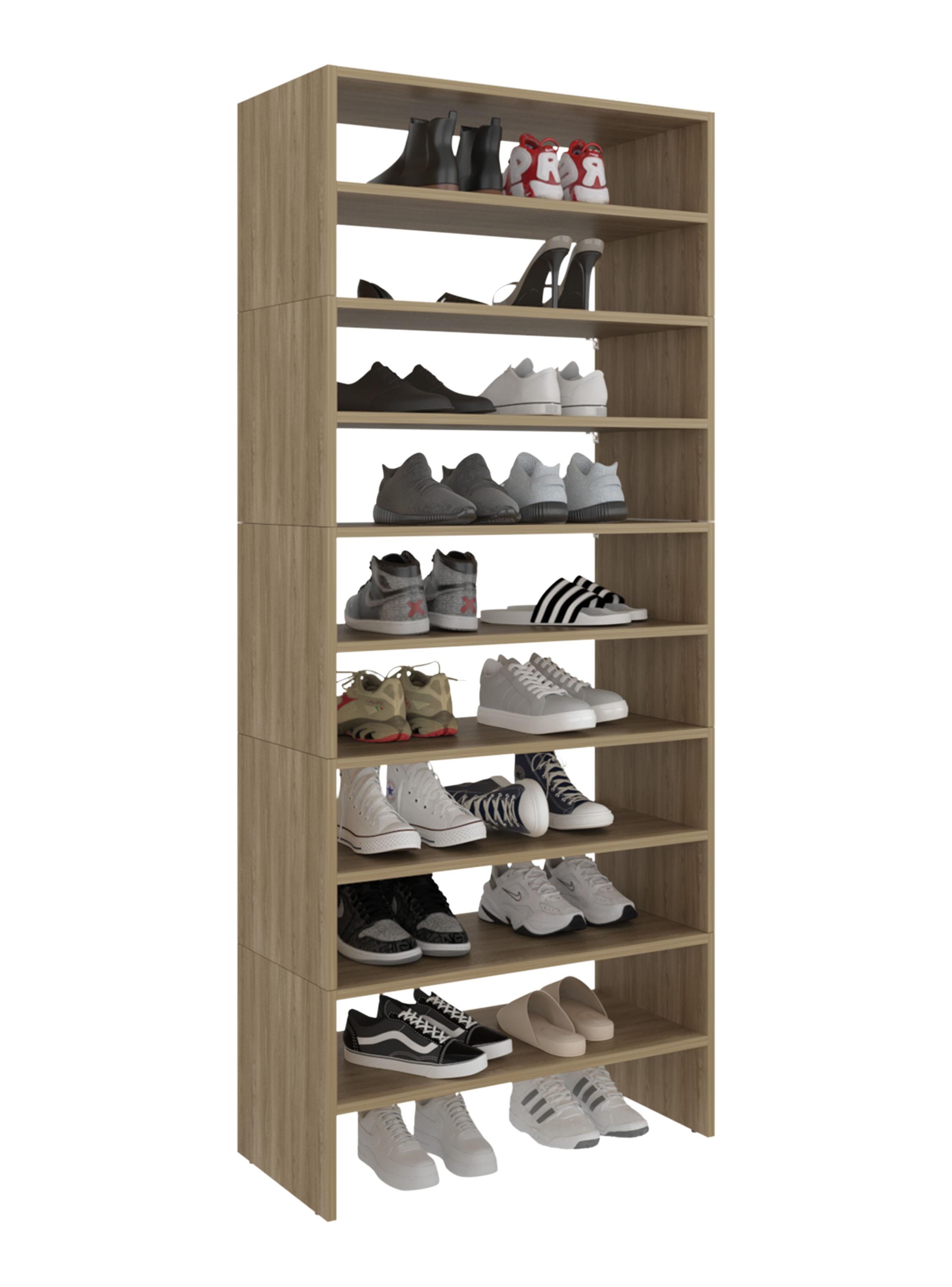 Módulo Zapatero Z-72 Apilable 10 Niveles - Fresno-2