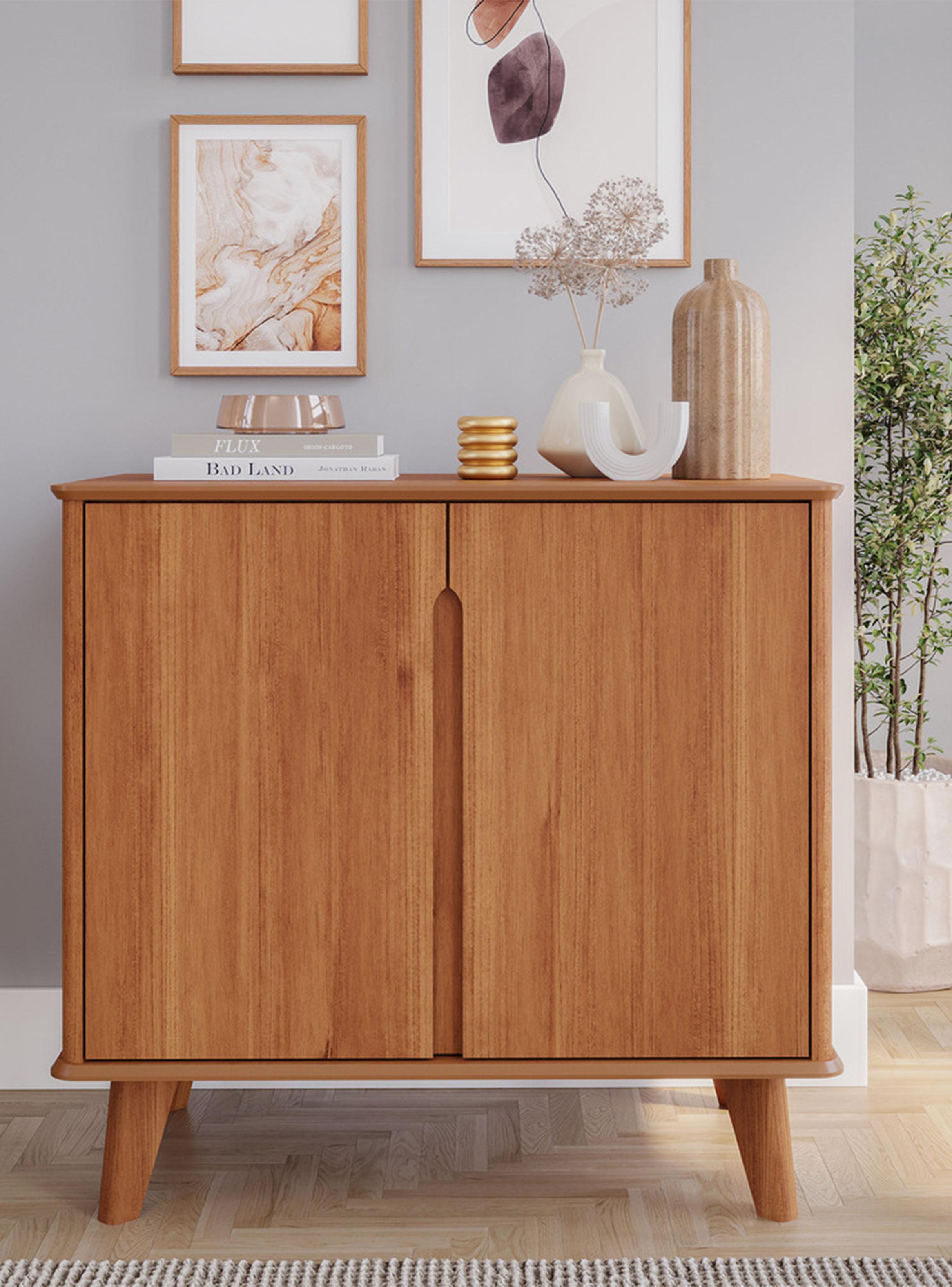 Buffet 2 Puertas 85 Cm Serena Off White/Cinamomo-3