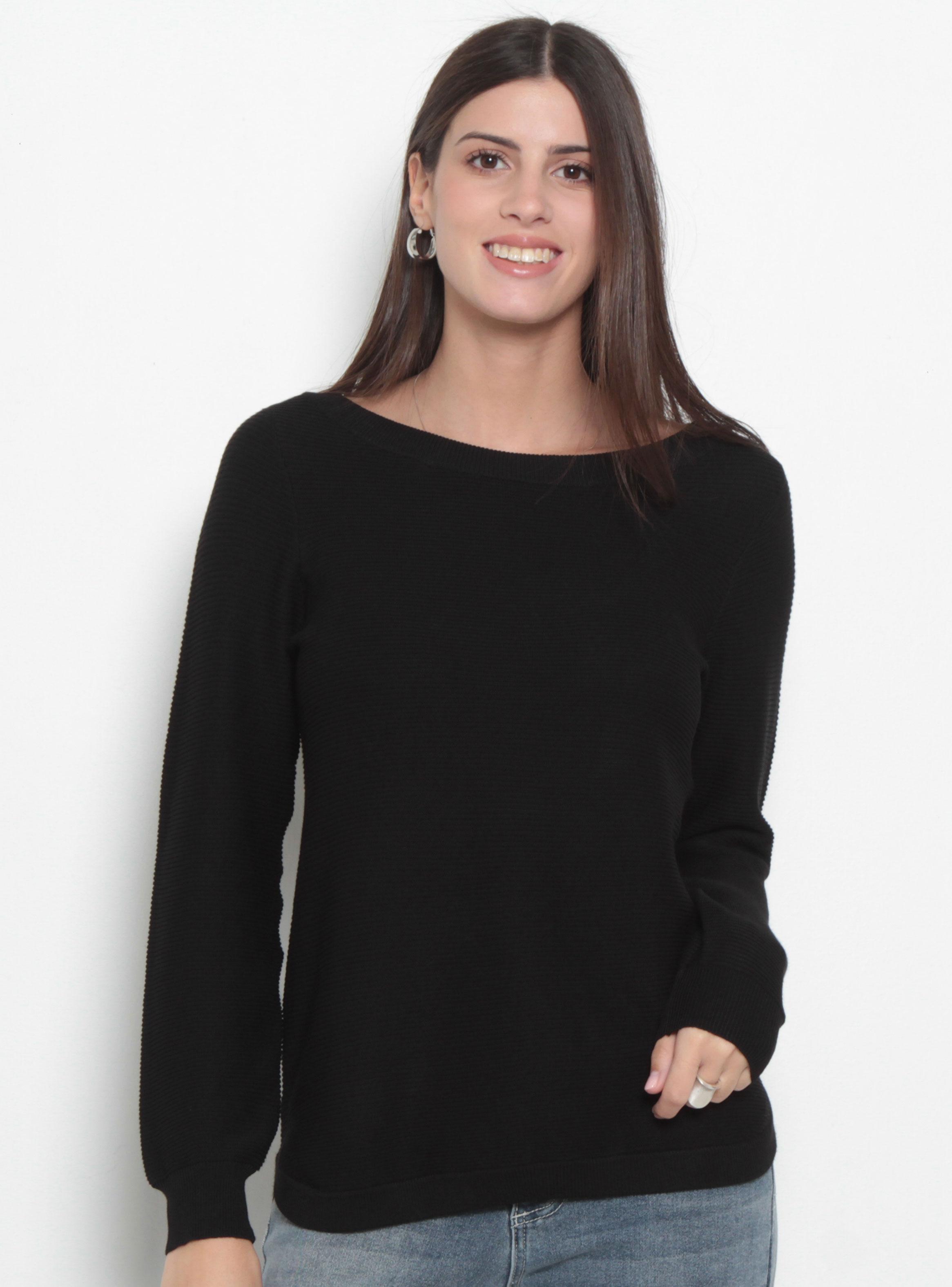 Sweater Manga Larga Escote Redondo-0