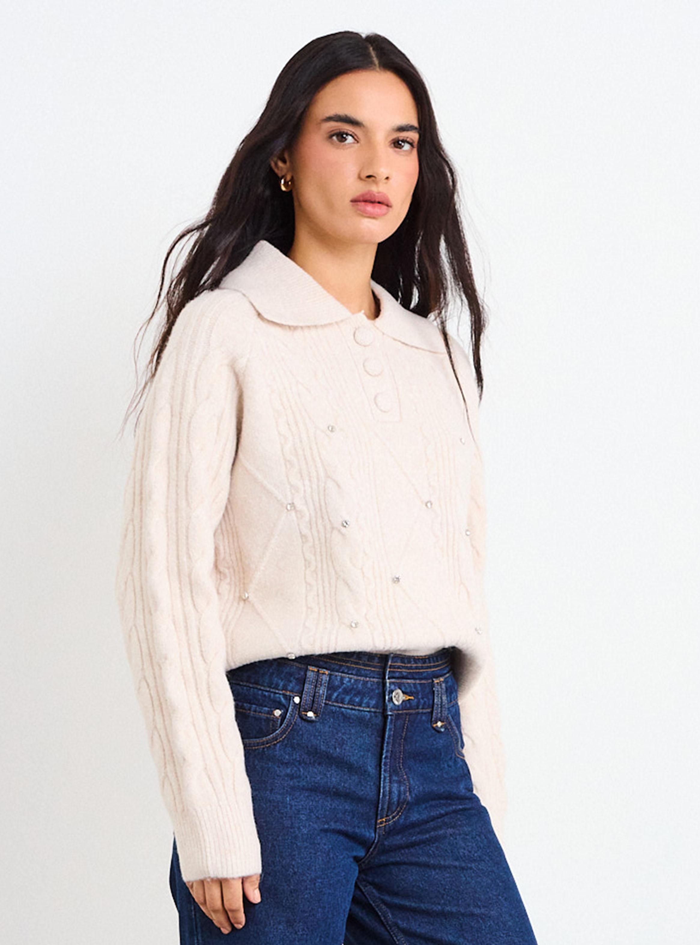 Sweater Liso Texture Cuello Regular-2