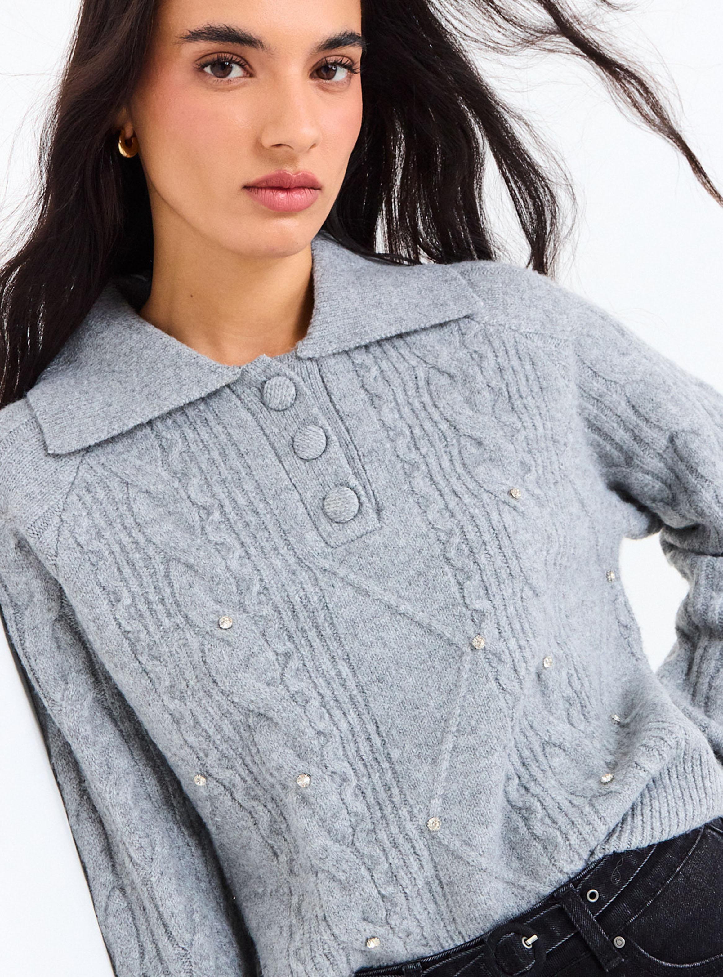 Sweater Liso Cuello Regular-3