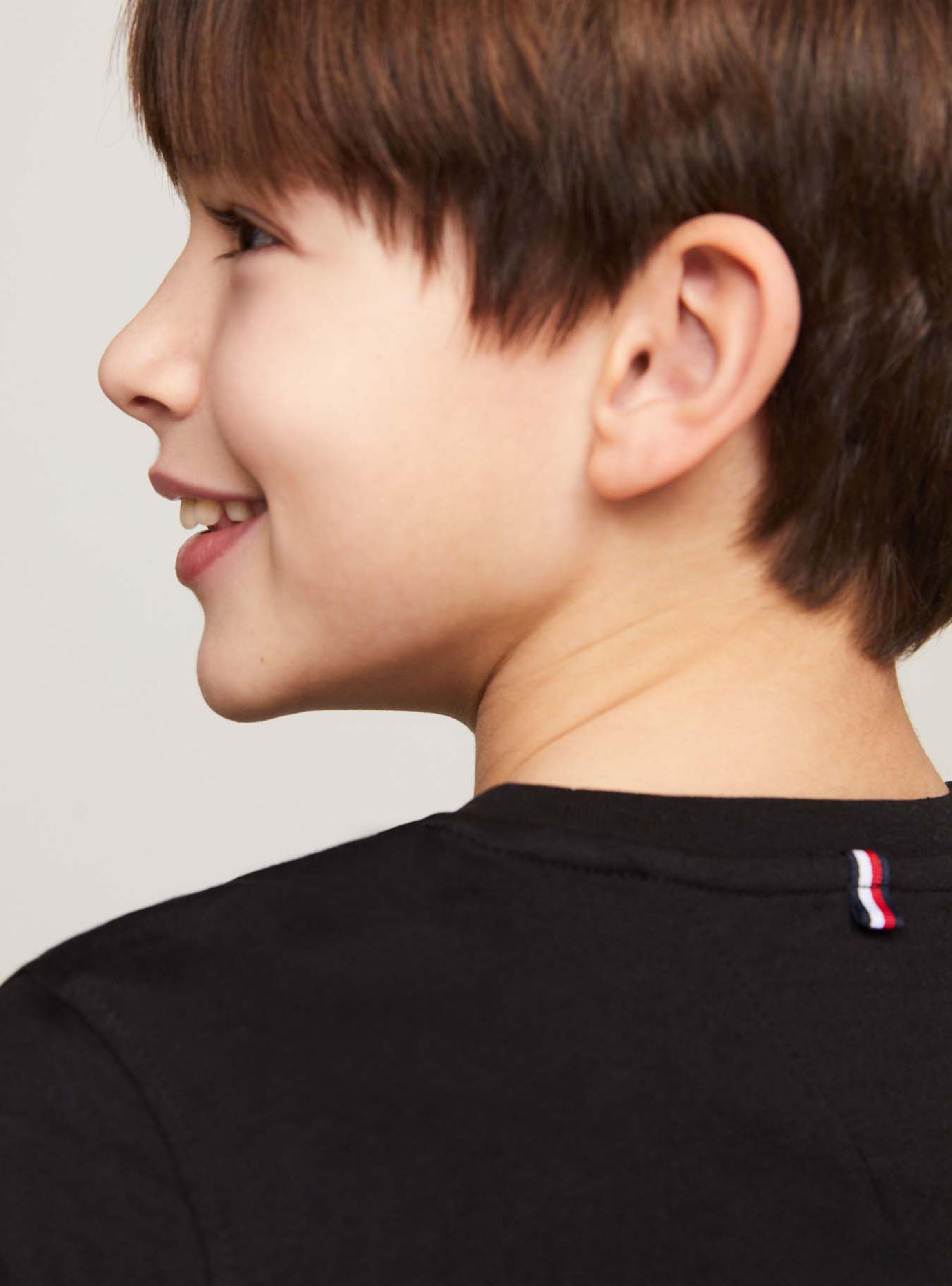 Polera Regular Mini Logo de Algodón Niño-2