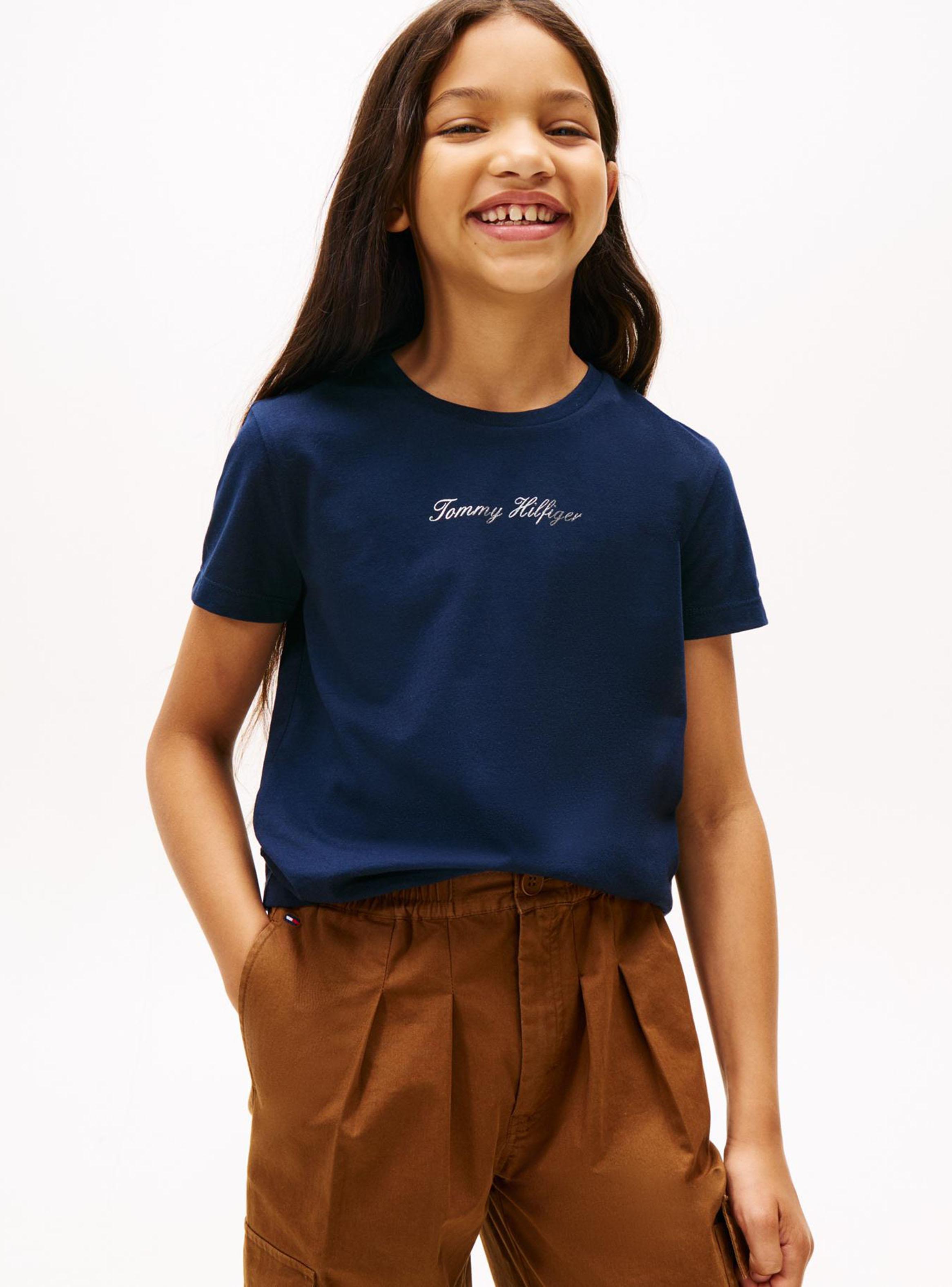 Polera Clásica con Logo Bordado Niña-0