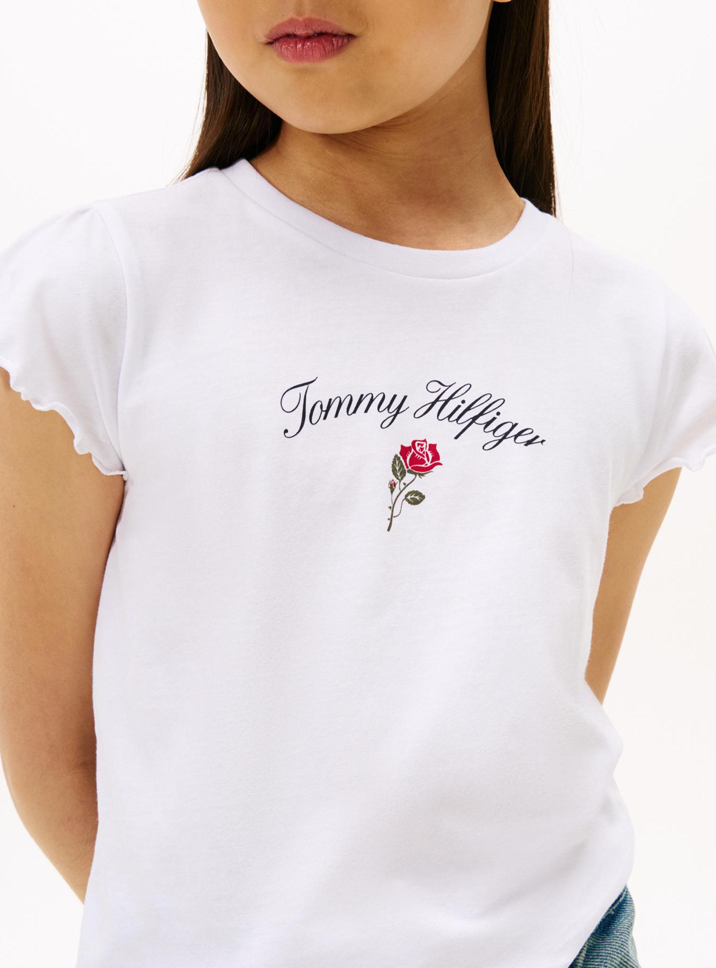Polera Script Logo con Rosa-2