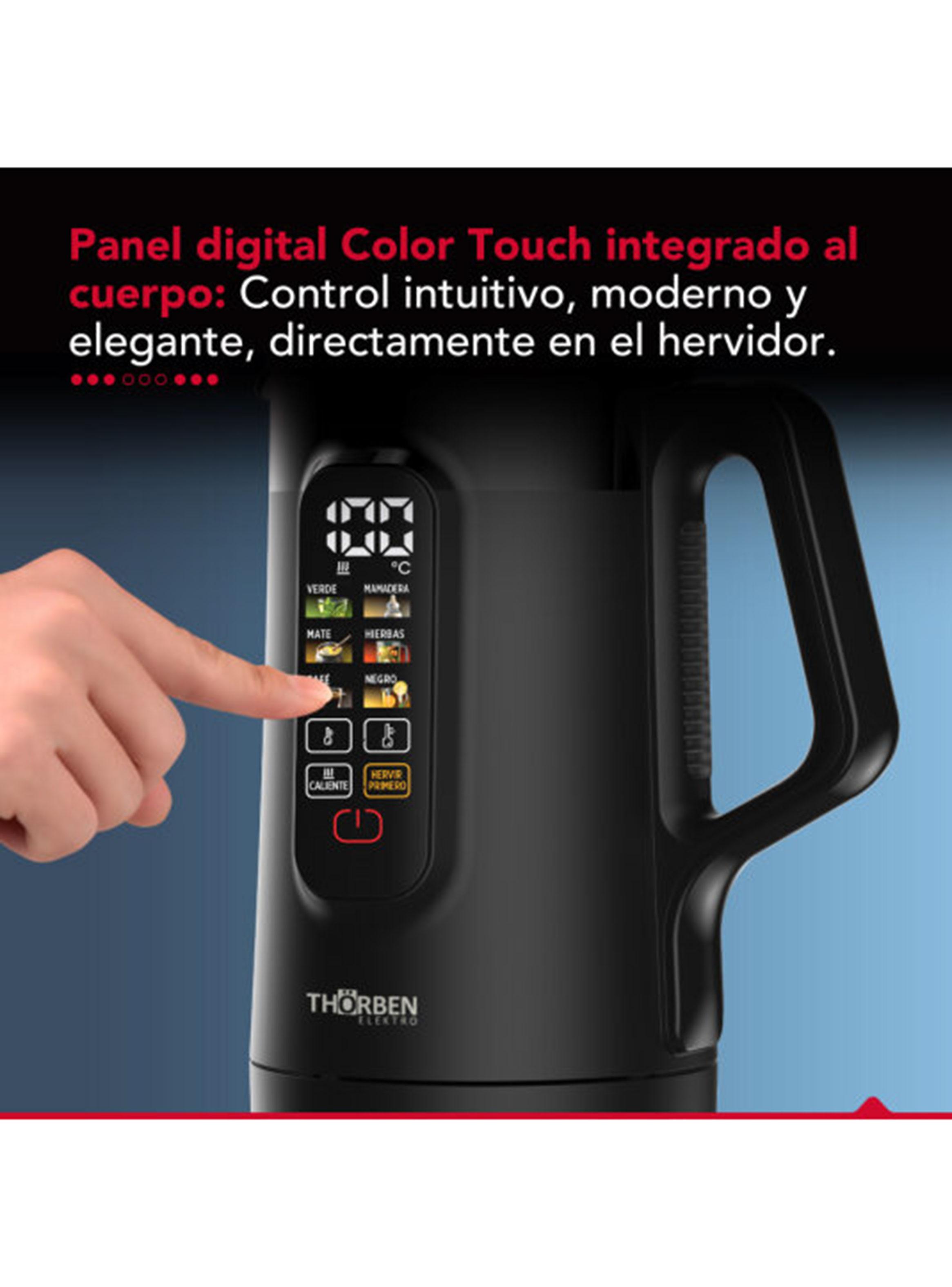 Hervidor Digital 1.5 Litros Thor Color Smart Negro-2