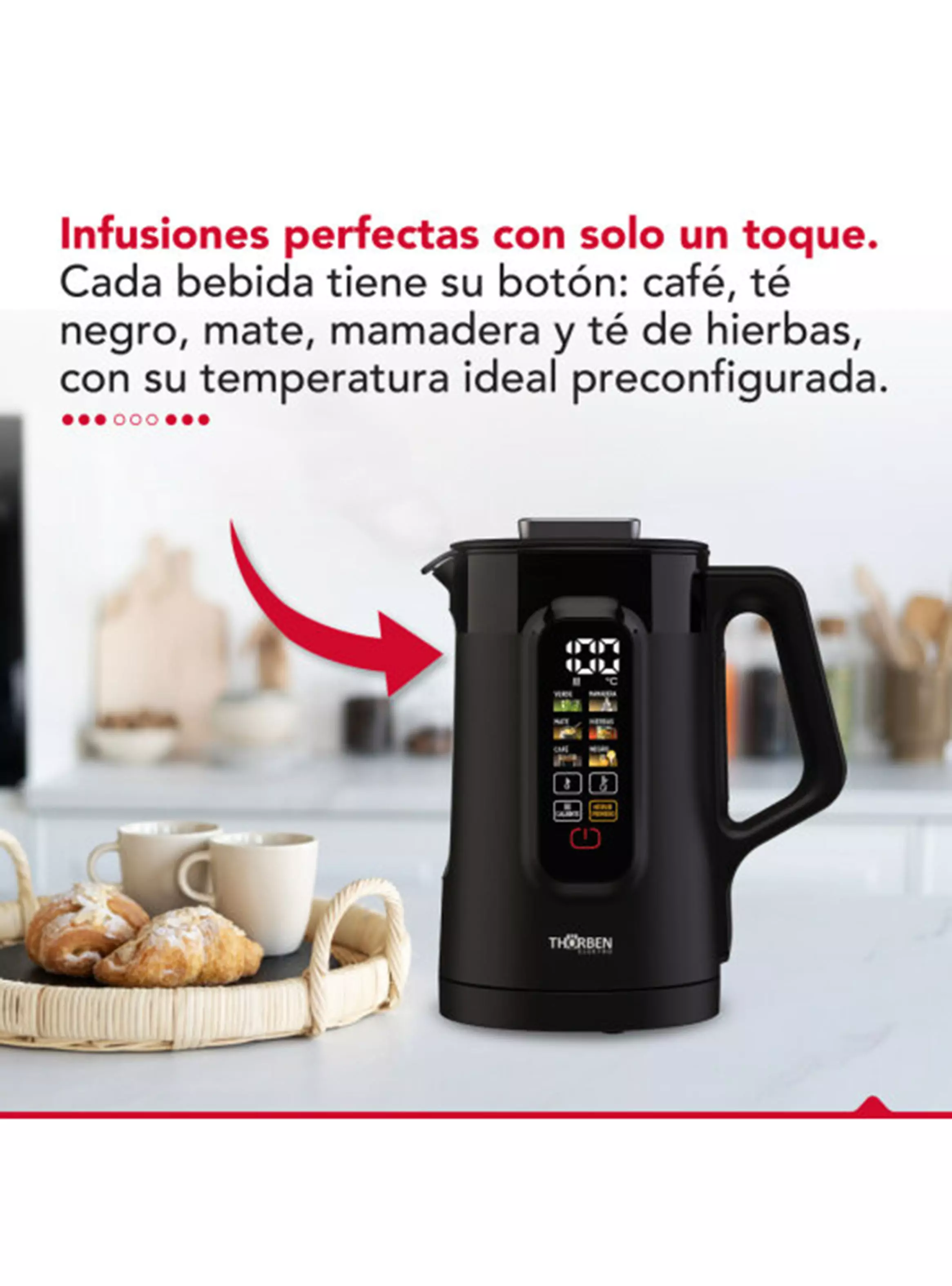 Hervidor Digital 1.5 Litros Thor Color Smart Negro-3