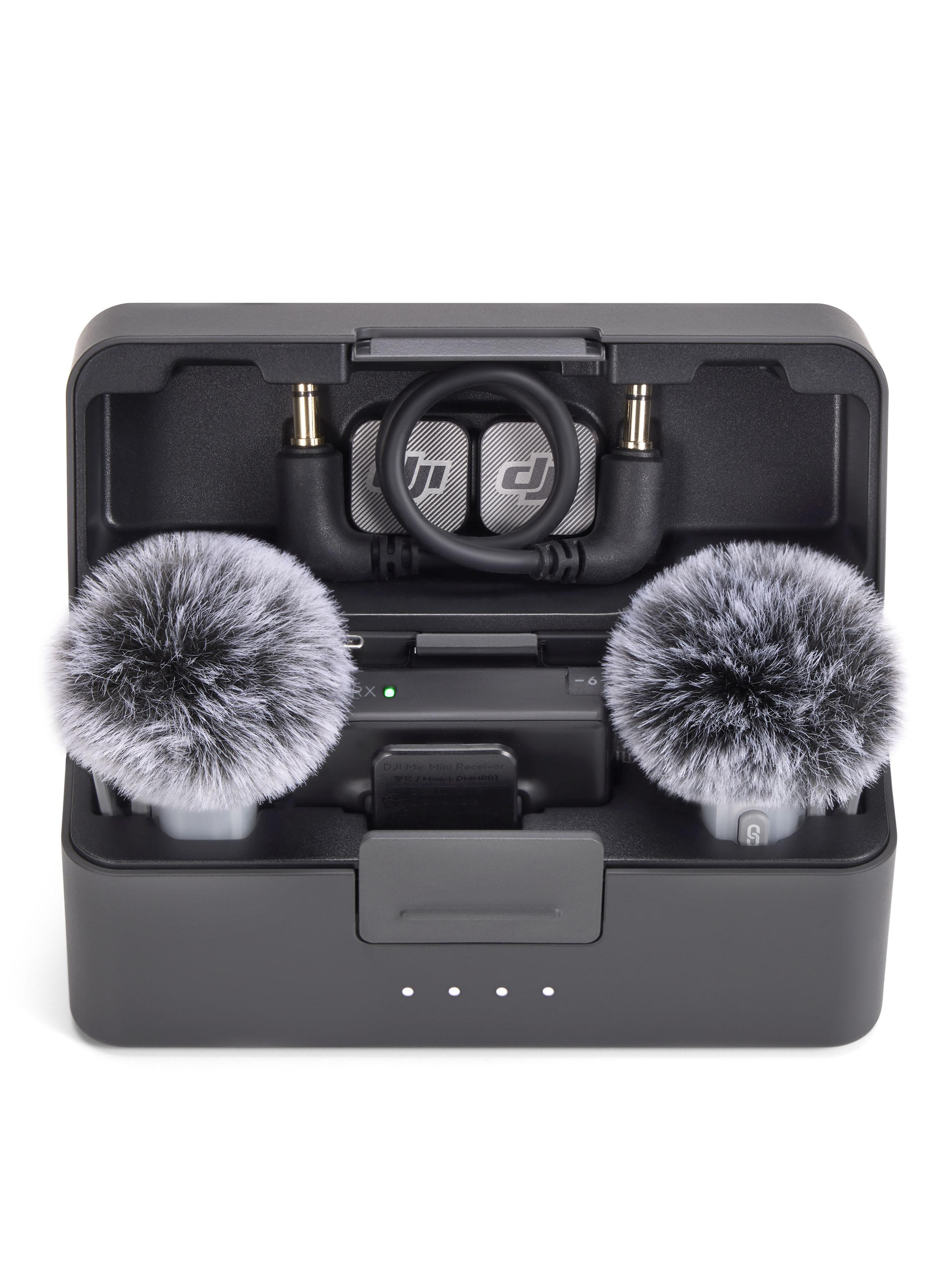 Micrófono Mic Mini 2 2 TX + 1 RX Negro-0