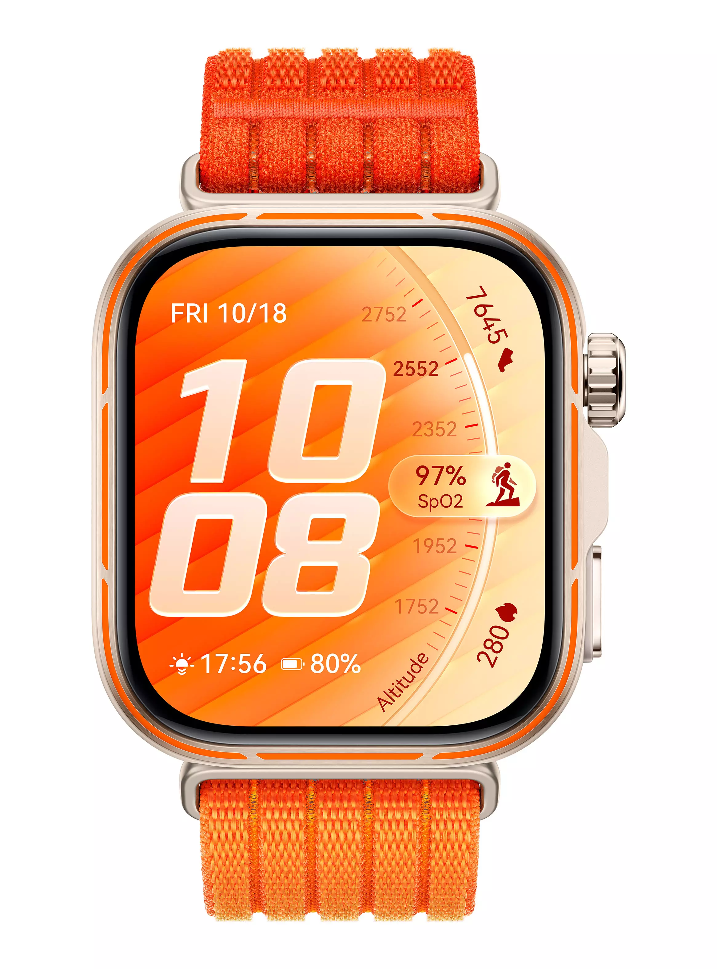 Smartwatch Fit 5 Pro Naranjo-1