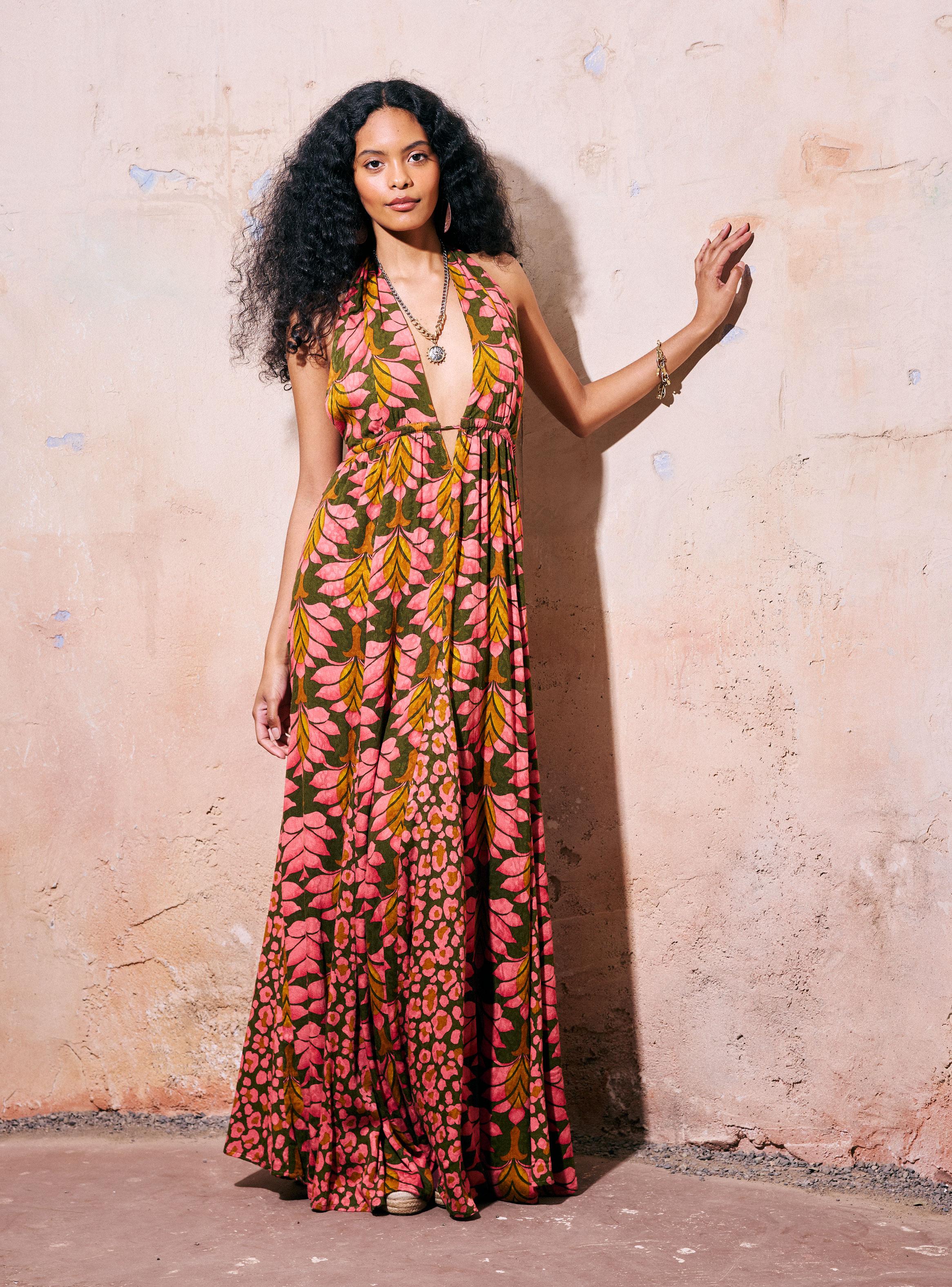 Vestido Tela Jacquard Textura-0