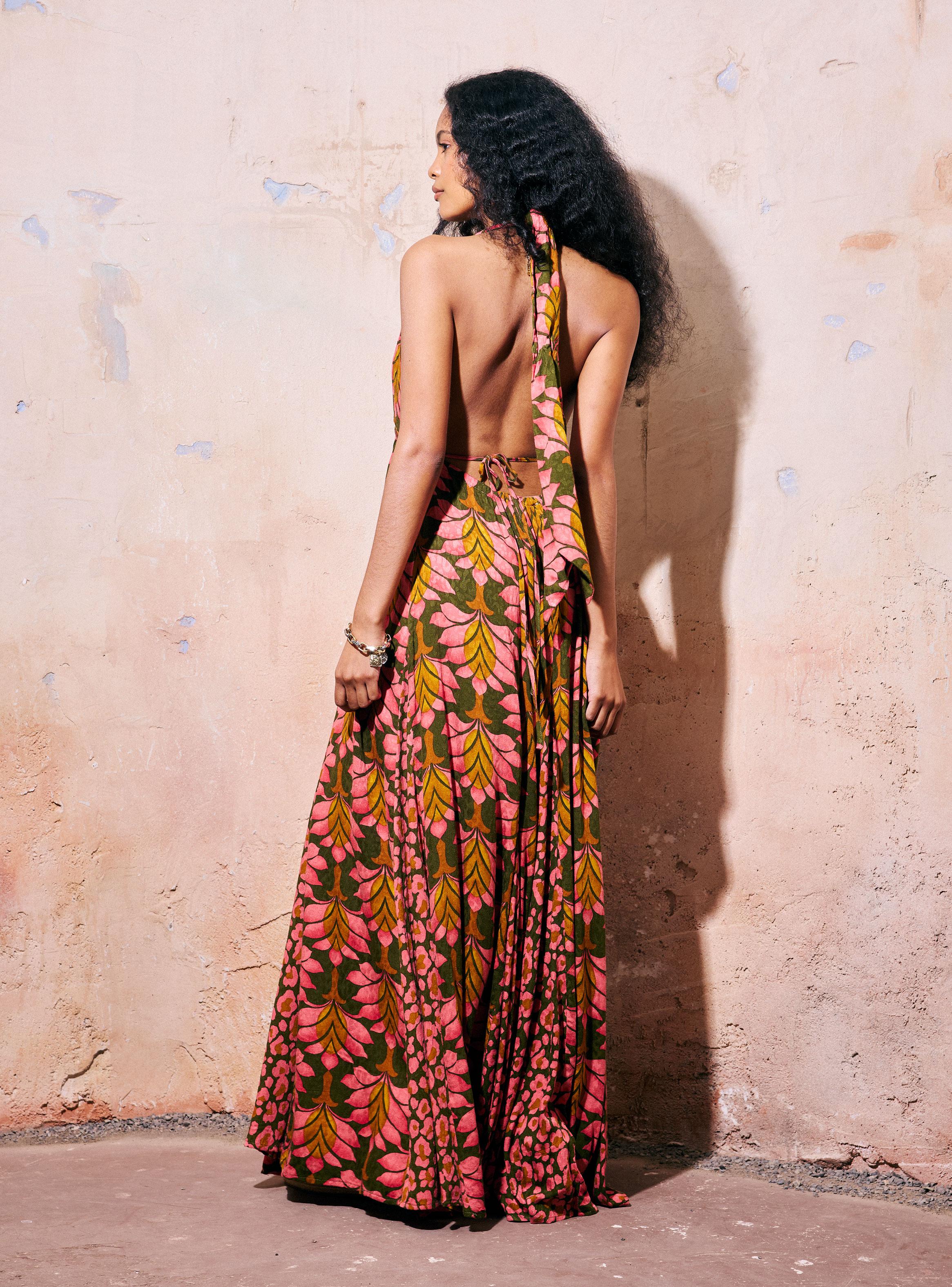 Vestido Tela Jacquard Textura-1
