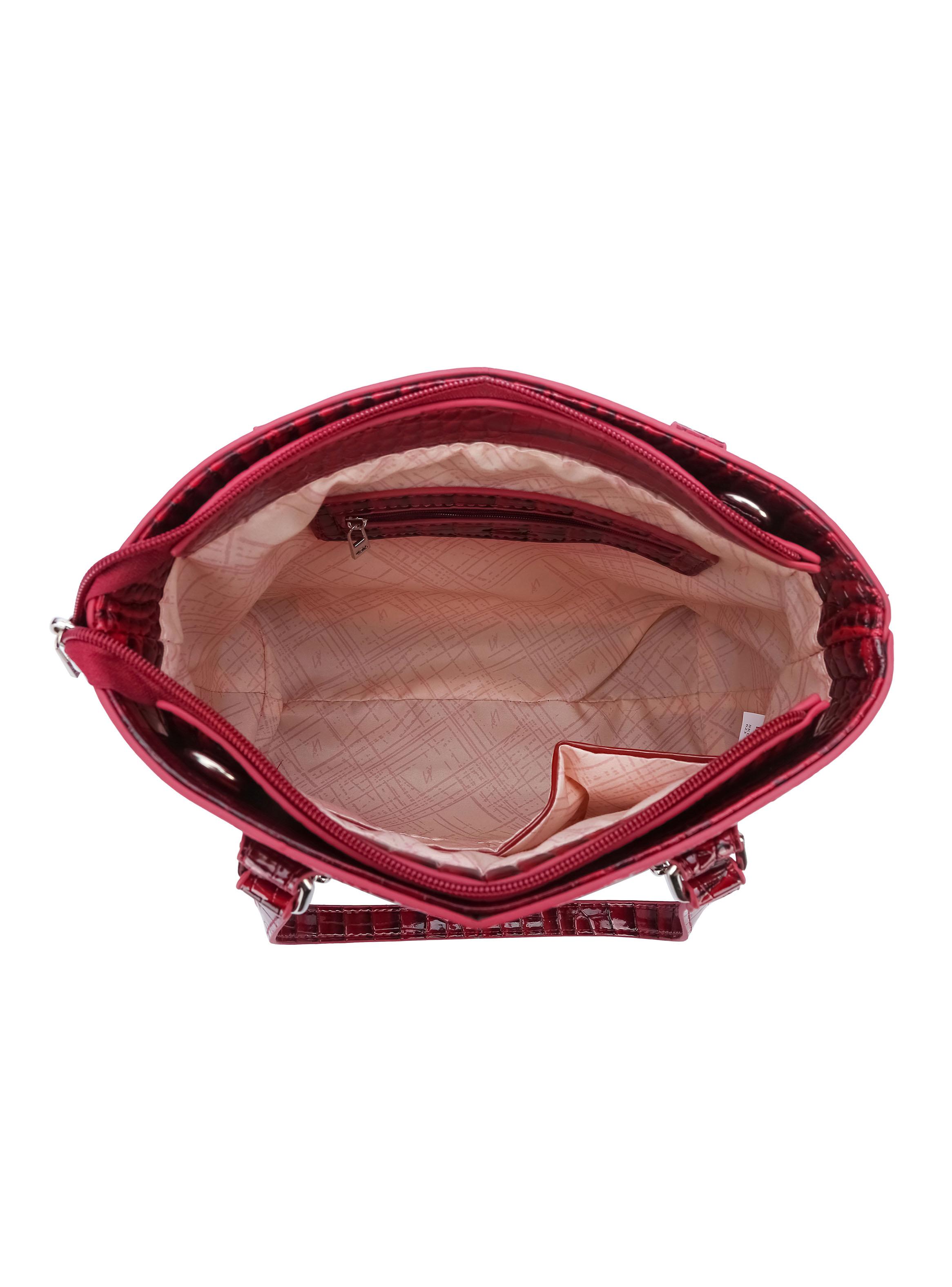 Cartera de Hombro Corte Recto Kiruna Rojo-3