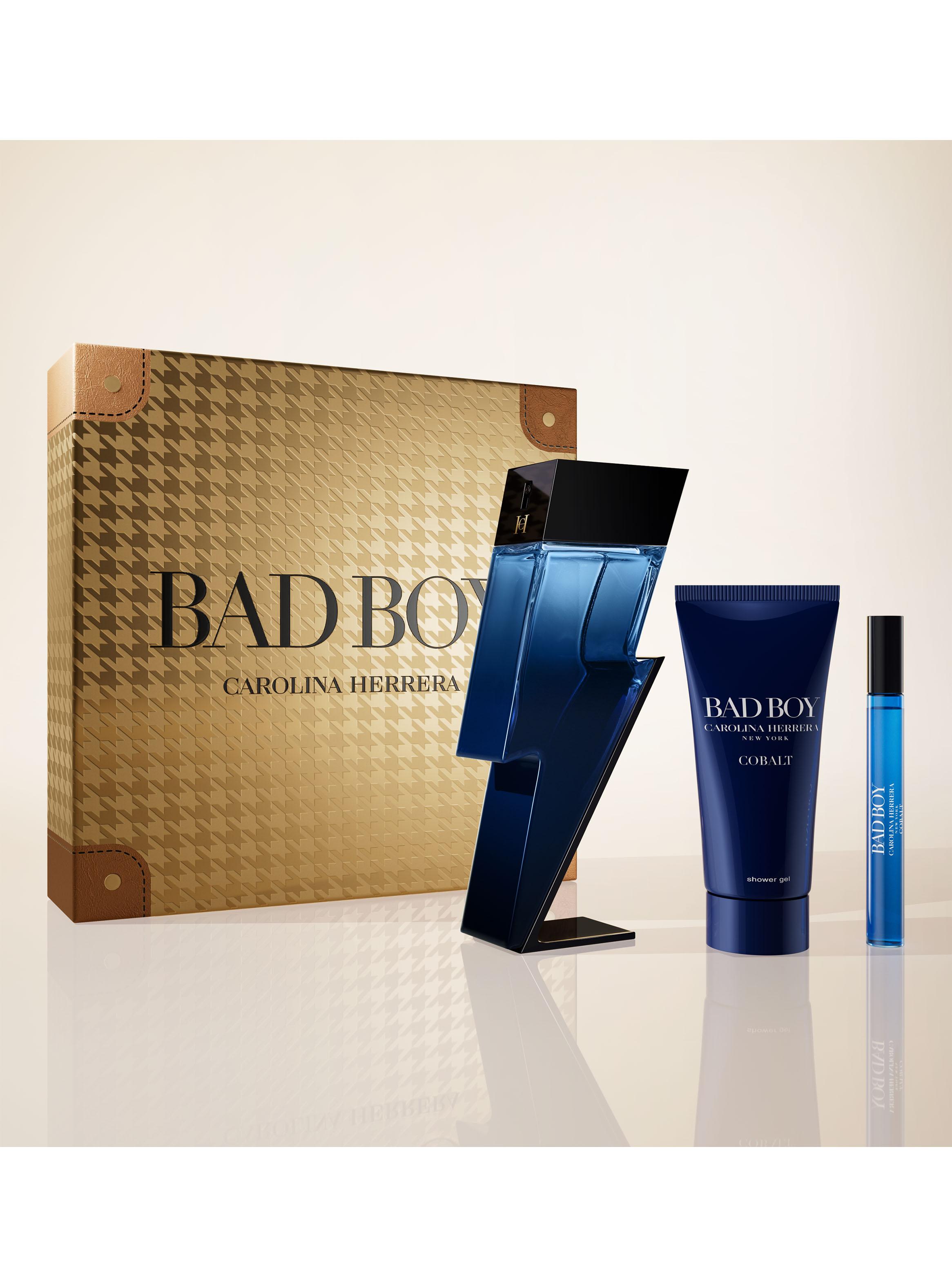 Set Perfume Bad Boy Cobalt EDP Hombre Électrique 100 ml + Gel de Baño 100 ml + EDP Électrique 10 ml-1