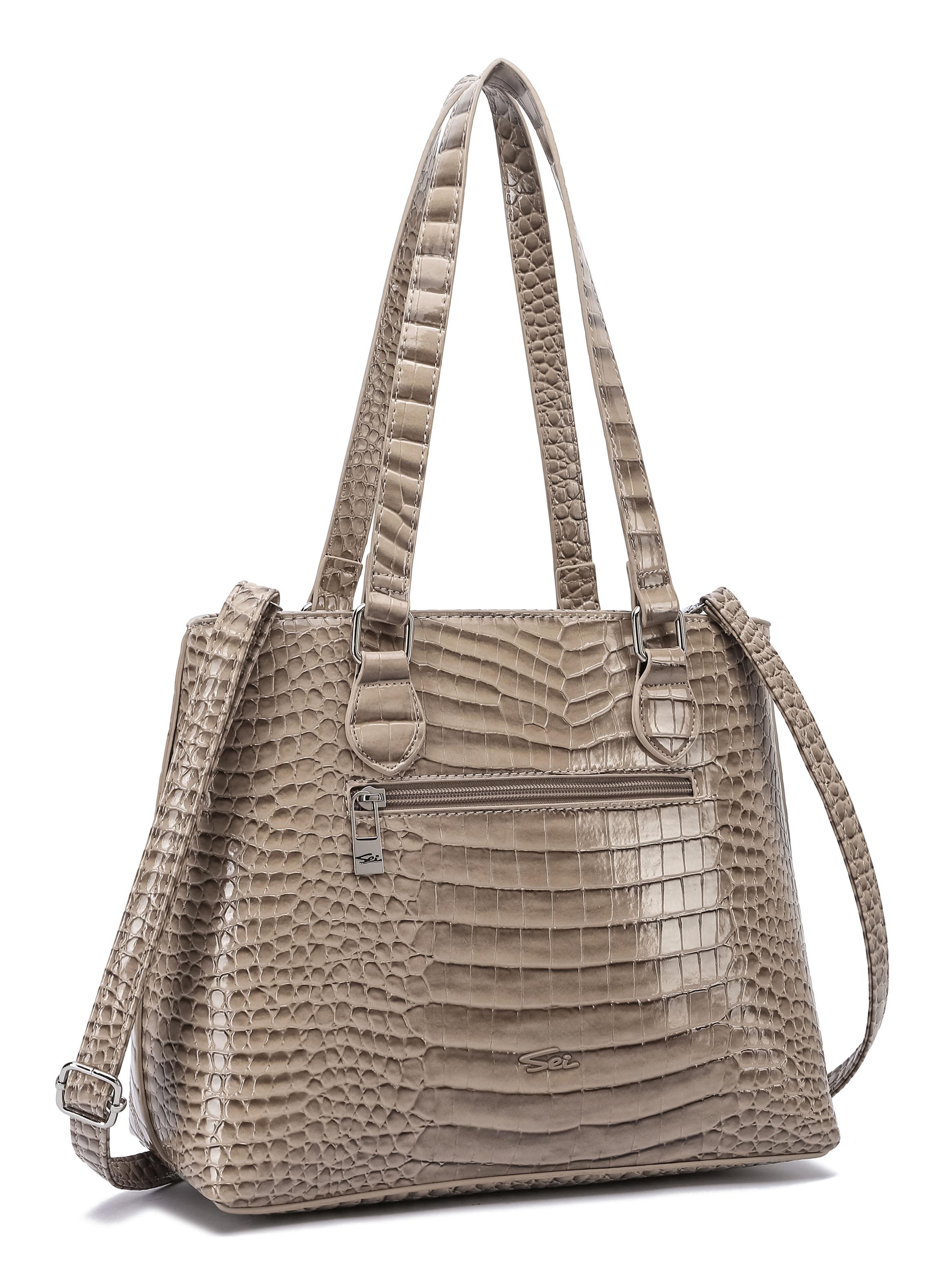 Cartera de Hombro Corte Recto Kiruna Taupe-2
