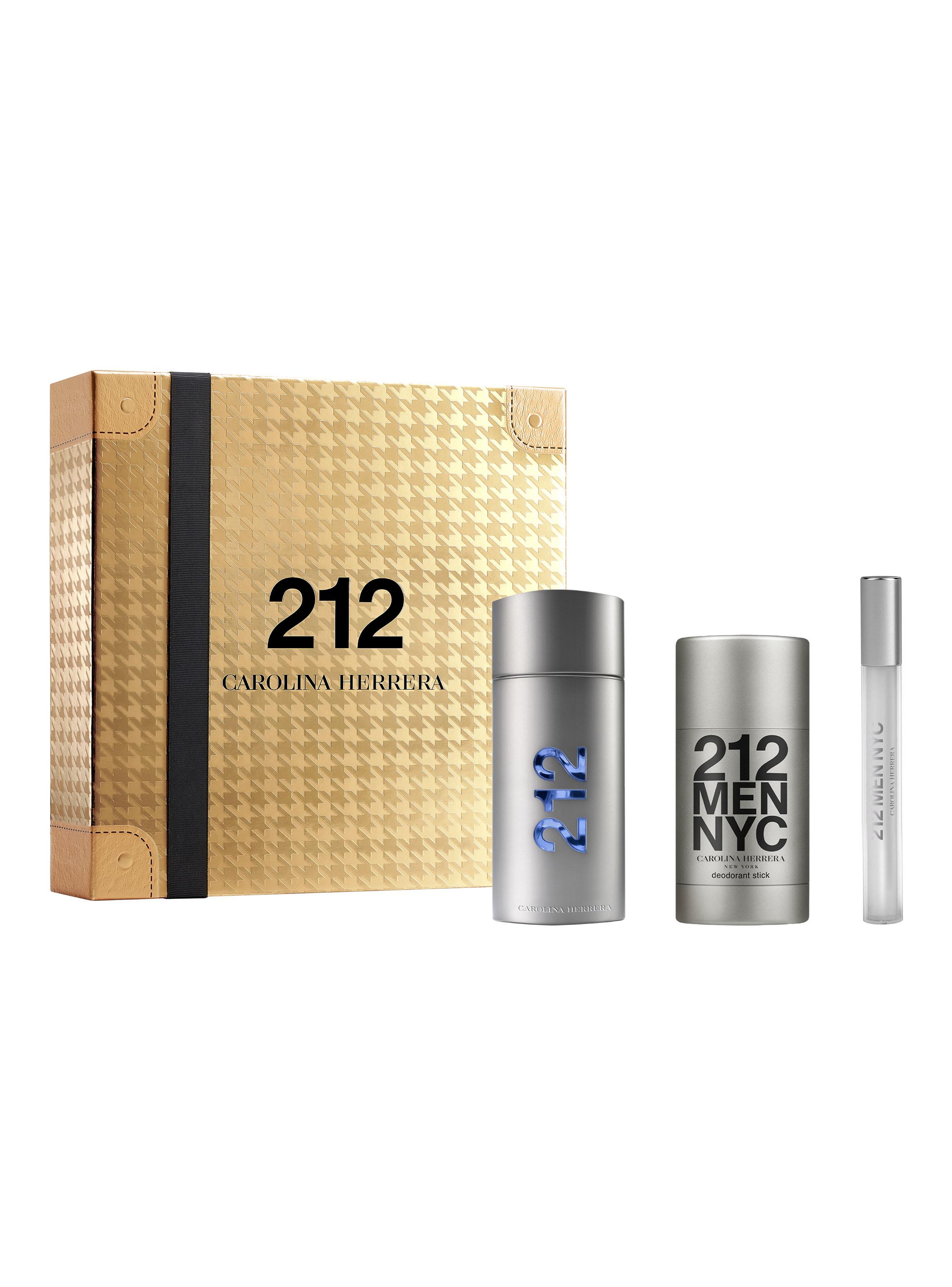 Set Perfume 212 Men NYC EDT Hombre 100 ml + Desodorante Stick 75 ml + EDT 10 ml-0
