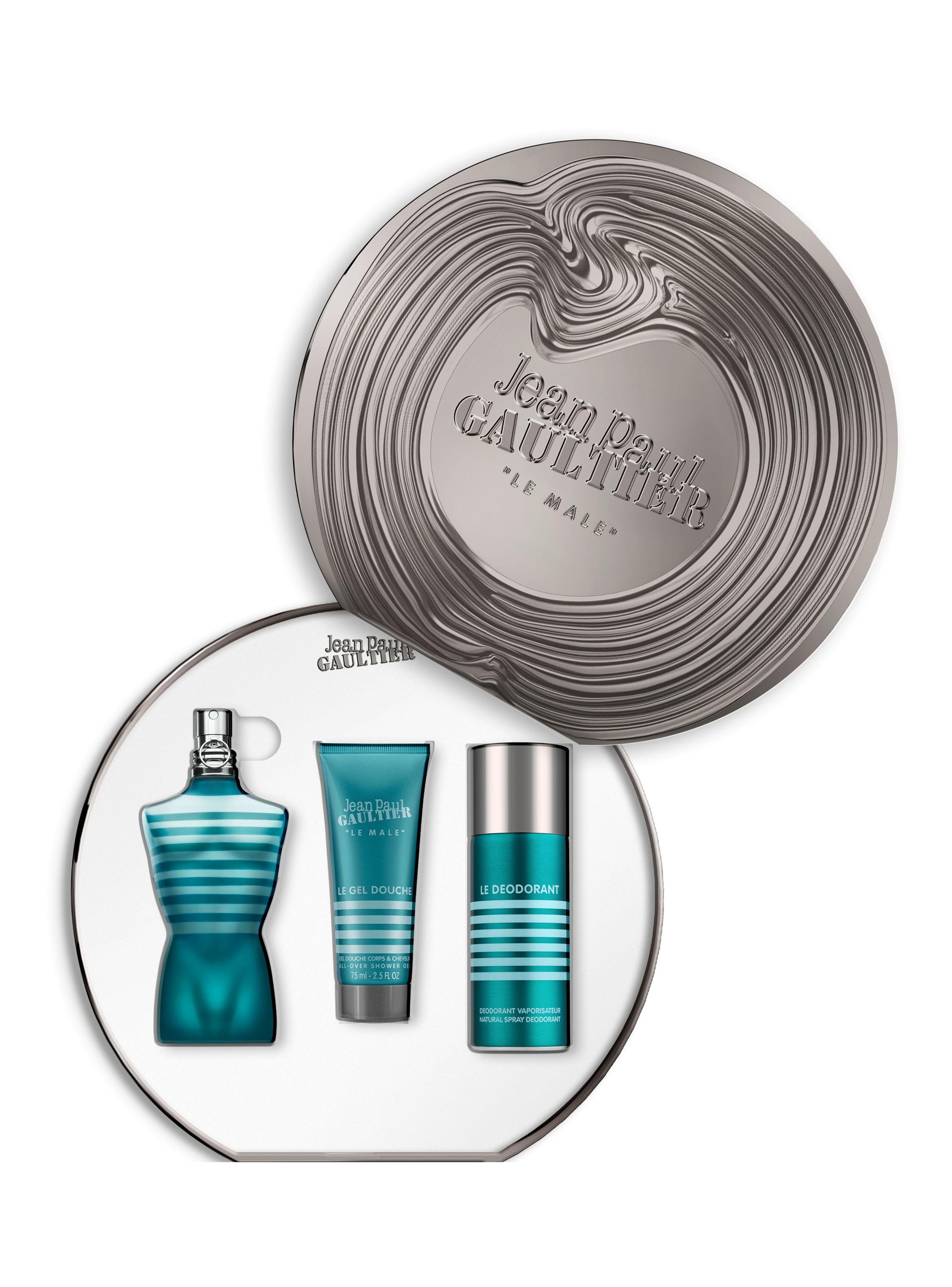 Set Perfume Le Male EDT 125 ml + All-Over Gel de Baño 75 ml + Desodorante Spray 150 ml-2
