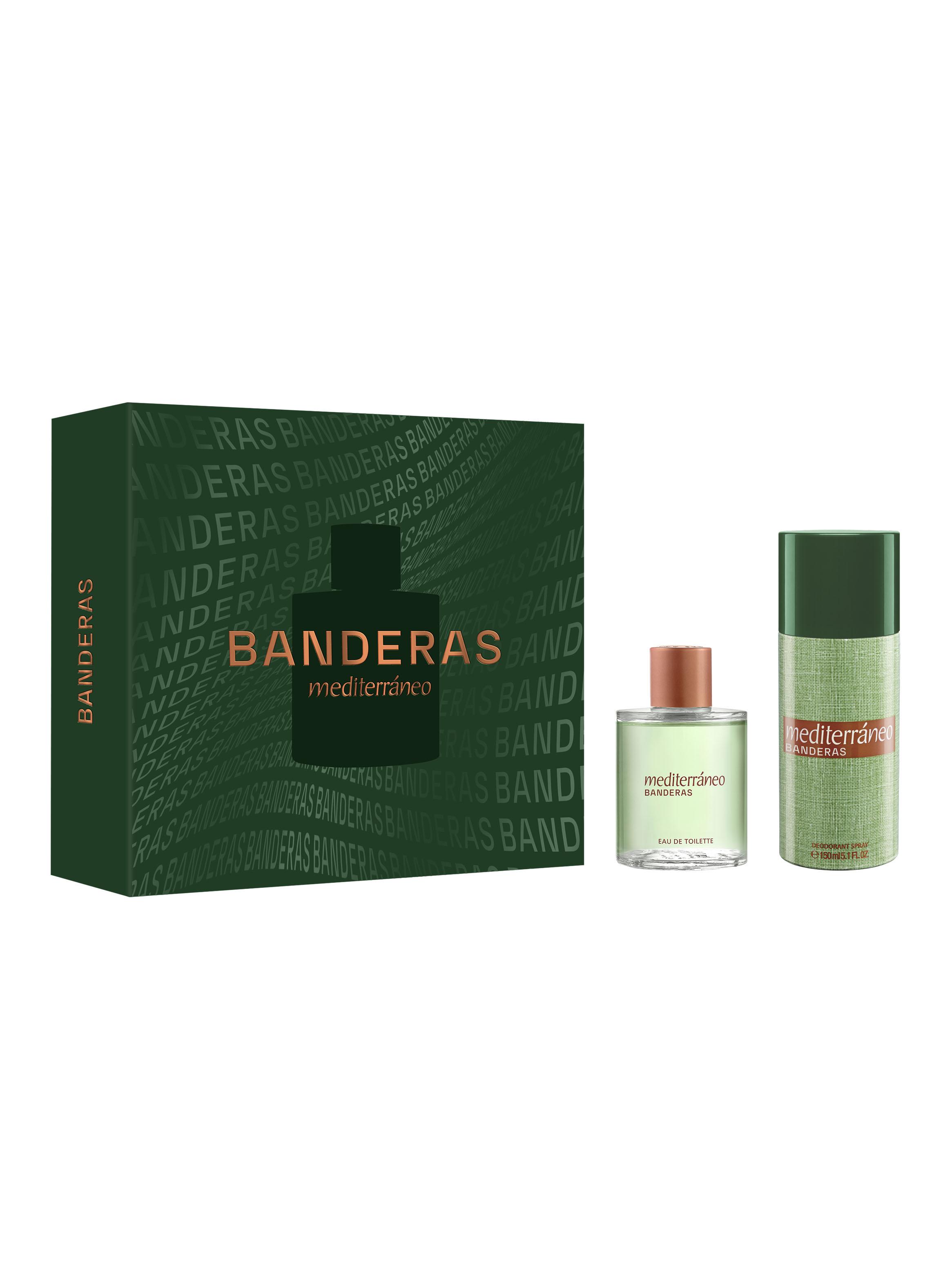 Set Perfume Mediterráneo EDT Hombre 100 ml + 24h Desodorante Spray 150 ml-0