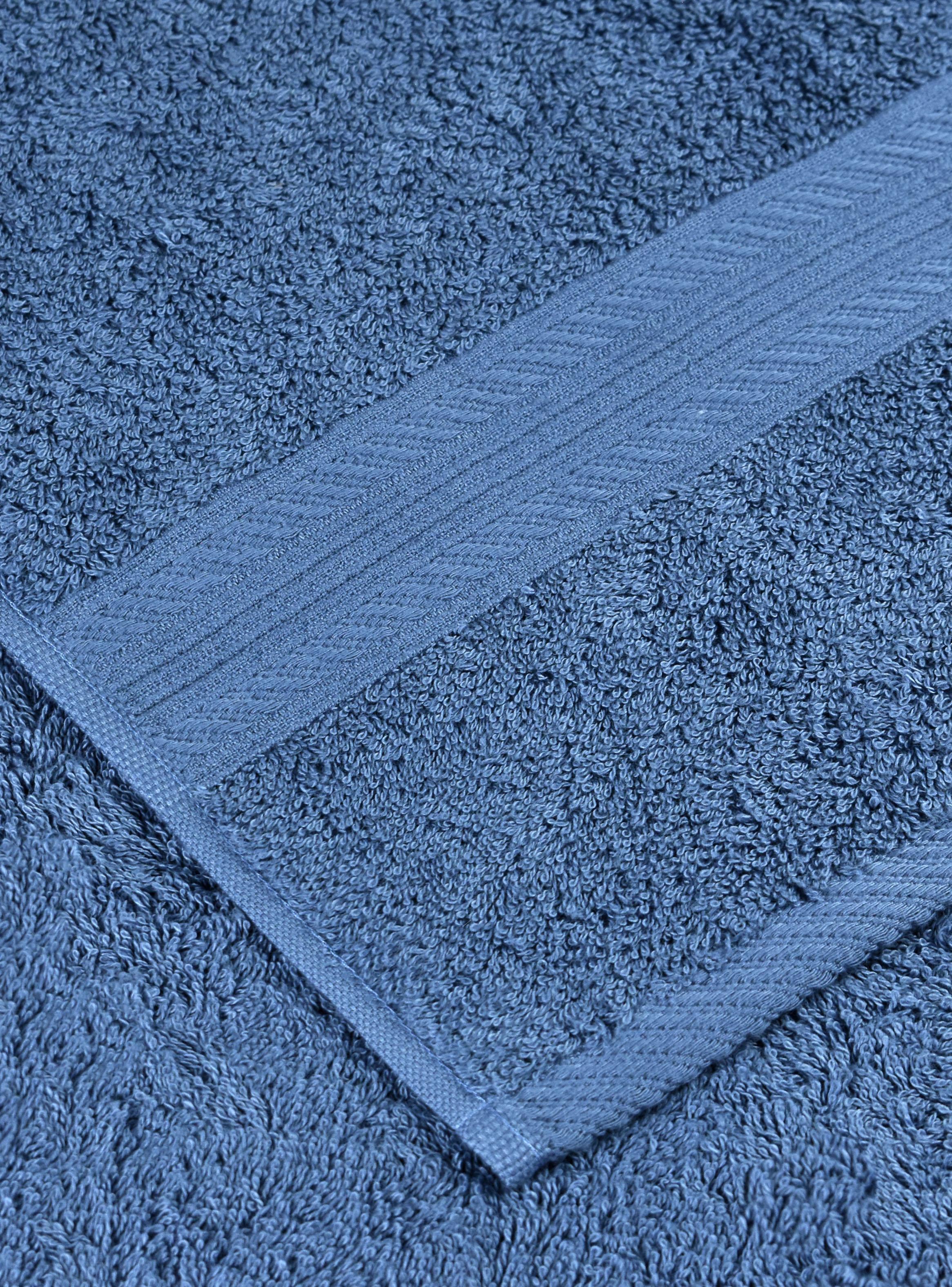 Toalla Baño 500 grs Azul Piedra 70x140 cm-2