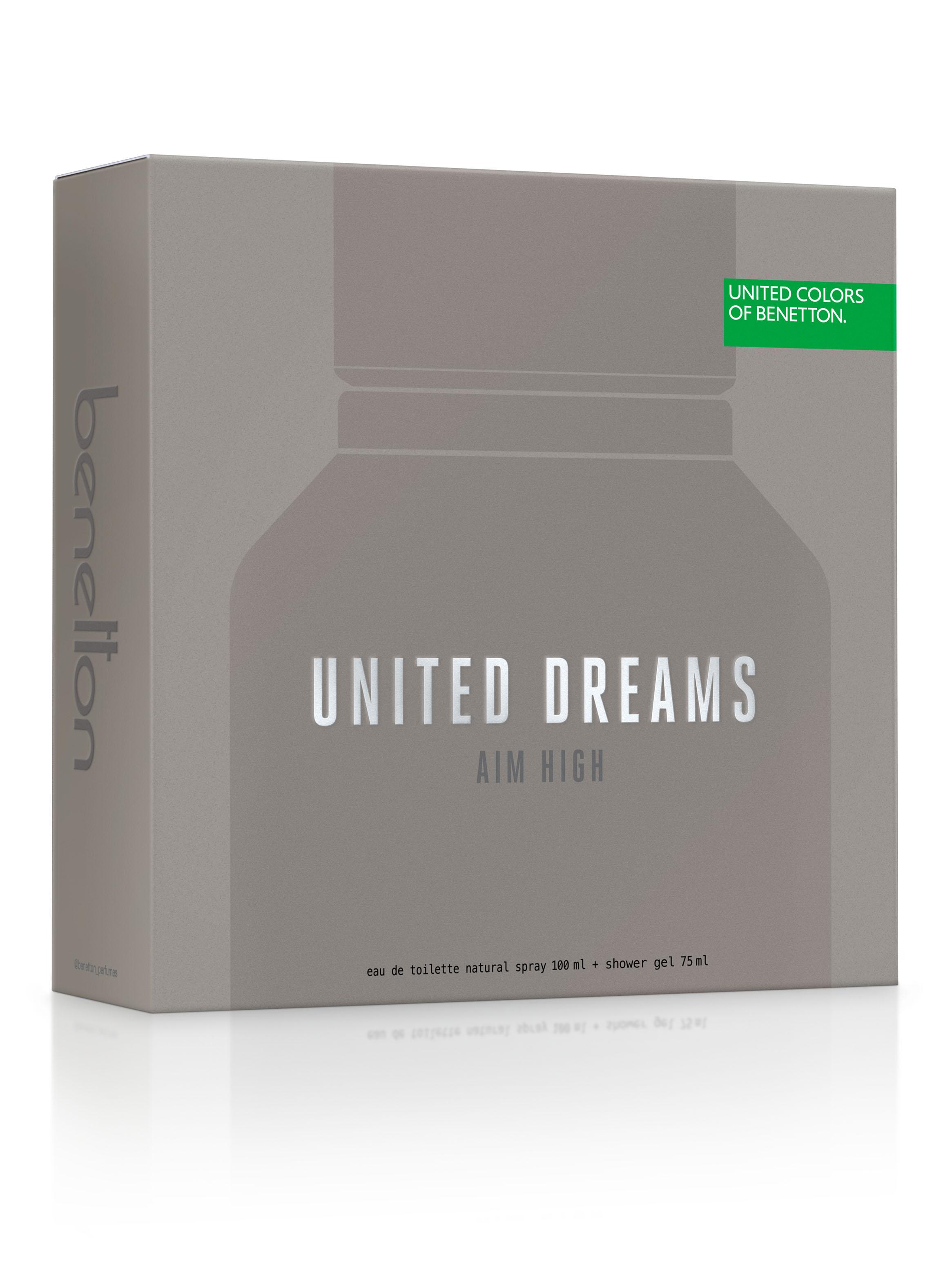 Set Perfume United Colors Aim High EDT Hombre 100 ml + Gel de Baño 75 ml-2