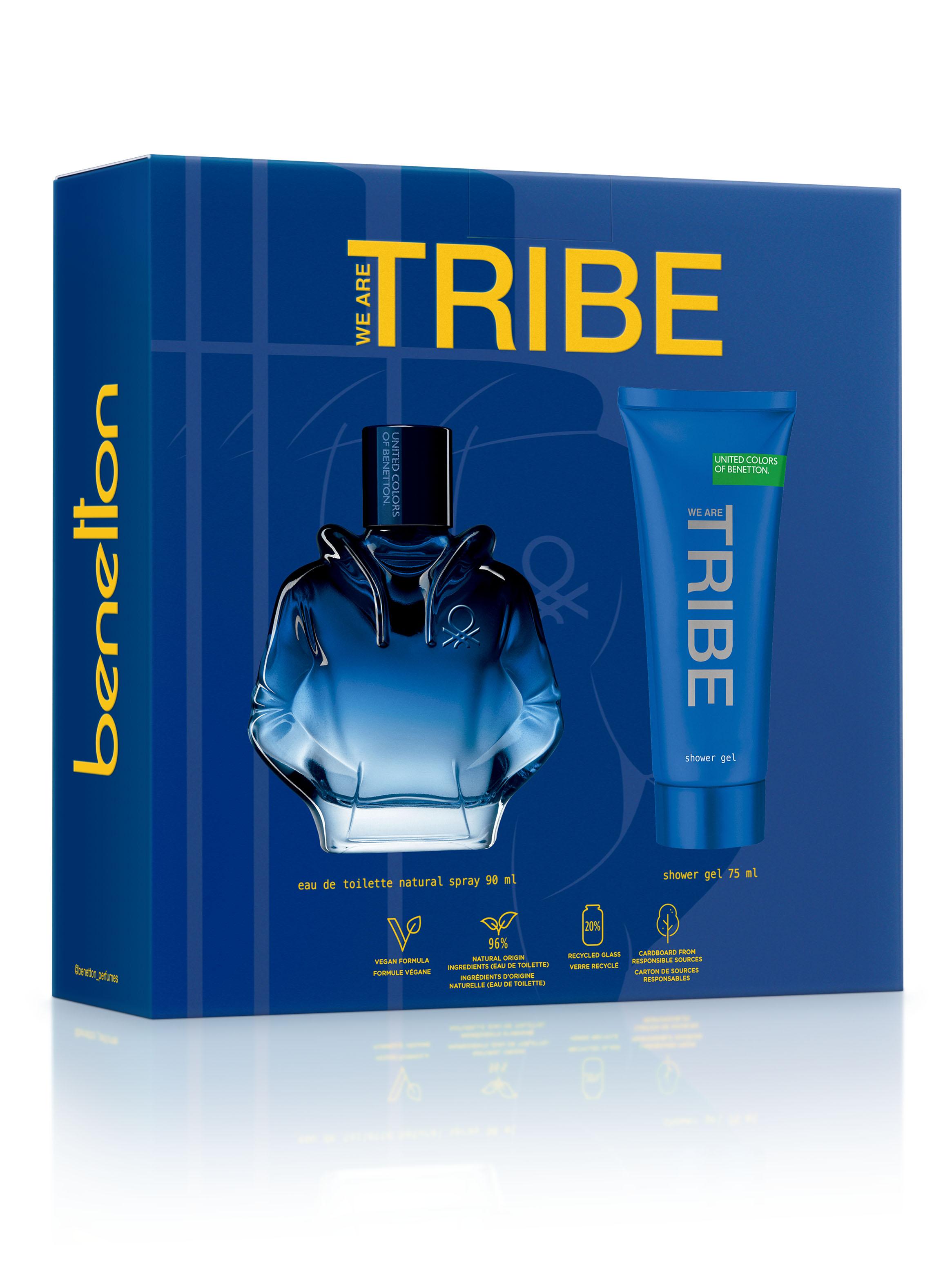 Set Perfume United Colors We Are Tribe EDT Hombre 90 ml + Gel de Baño 75 ml-2