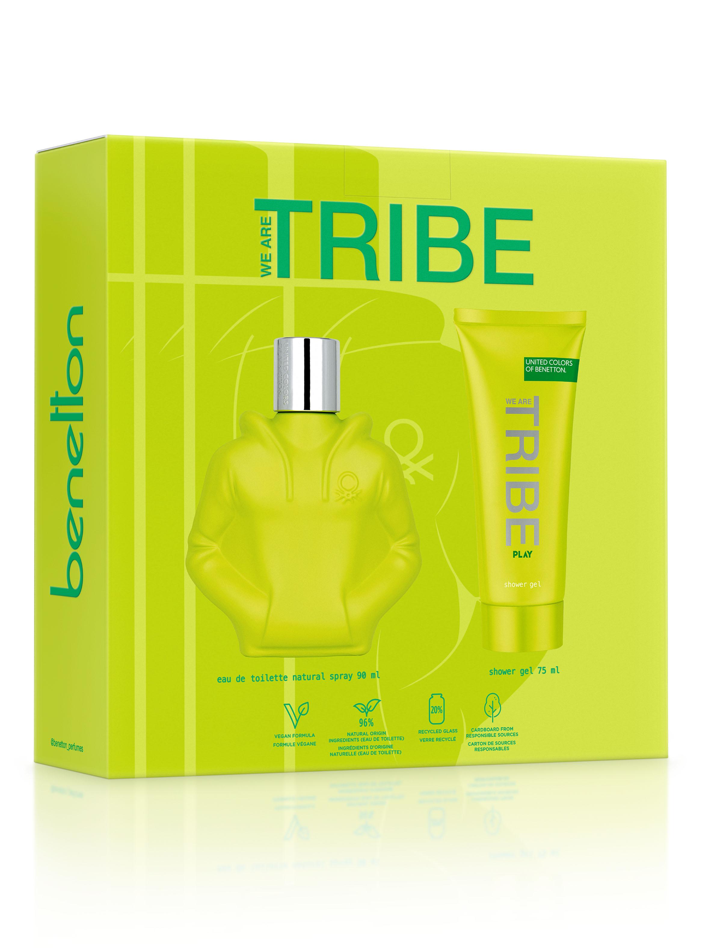 Set Perfume United Colors We are Tribe Play EDT Hombre 90 ml + Are Tribe Play Gel de Baño 75 ml-2