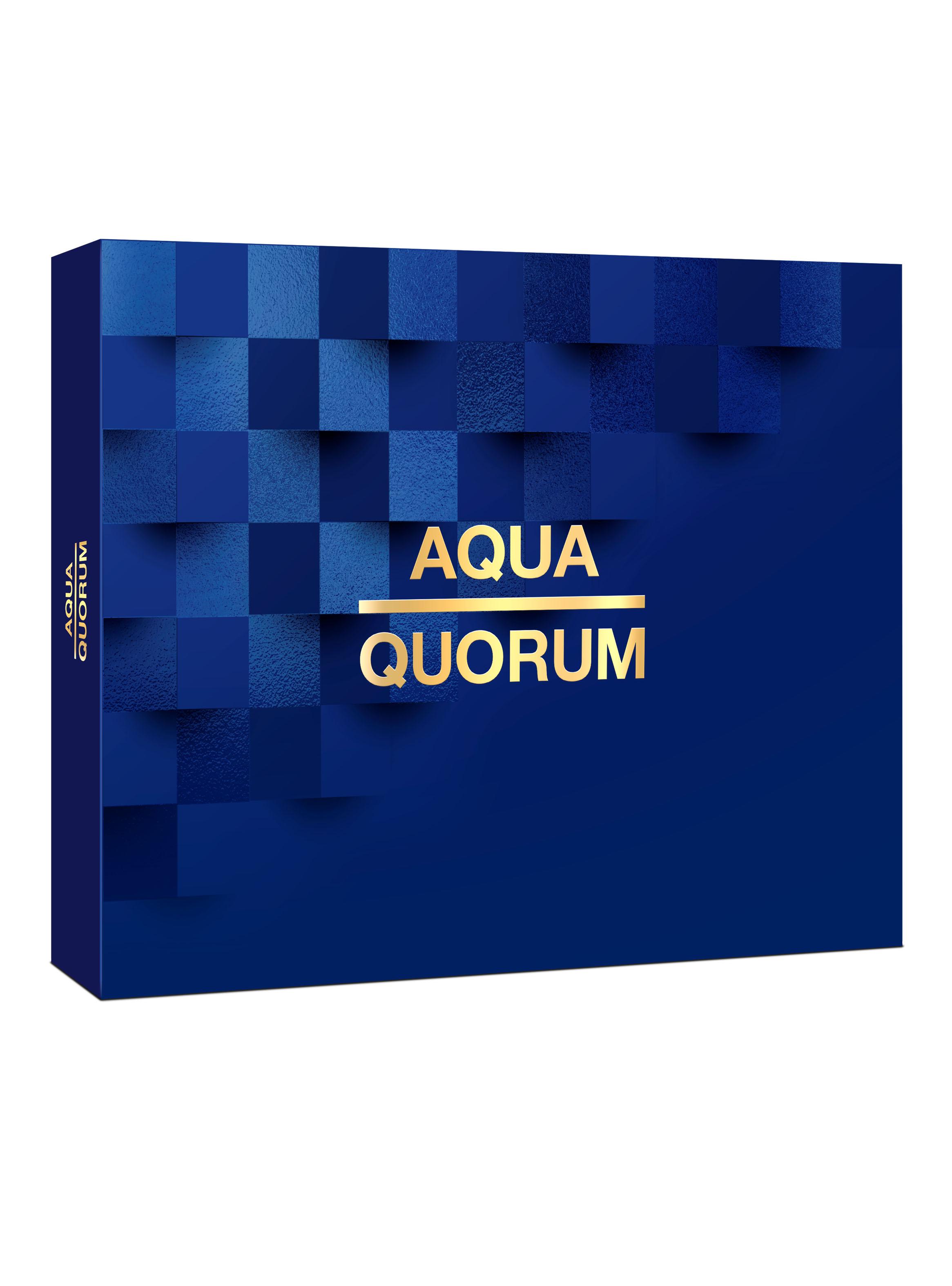 Set Perfume Quorum Aqua EDT Hombre 100 ml + Desodorante Spray 150 ml-2