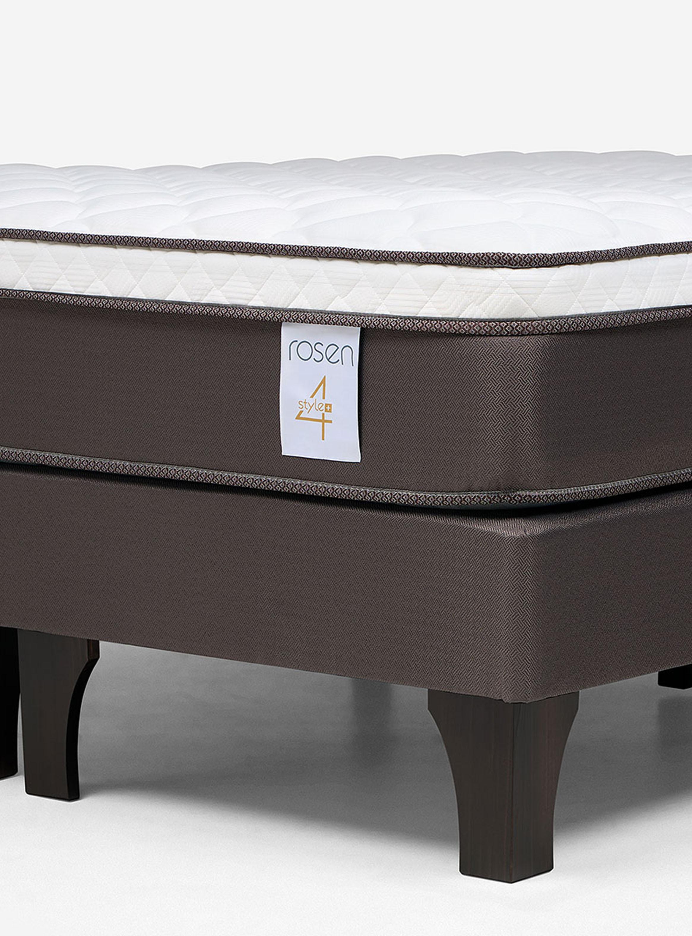 Cama Europea New Style 4 Plus Base Dividida 2 Plazas + Respaldo Tabor-3