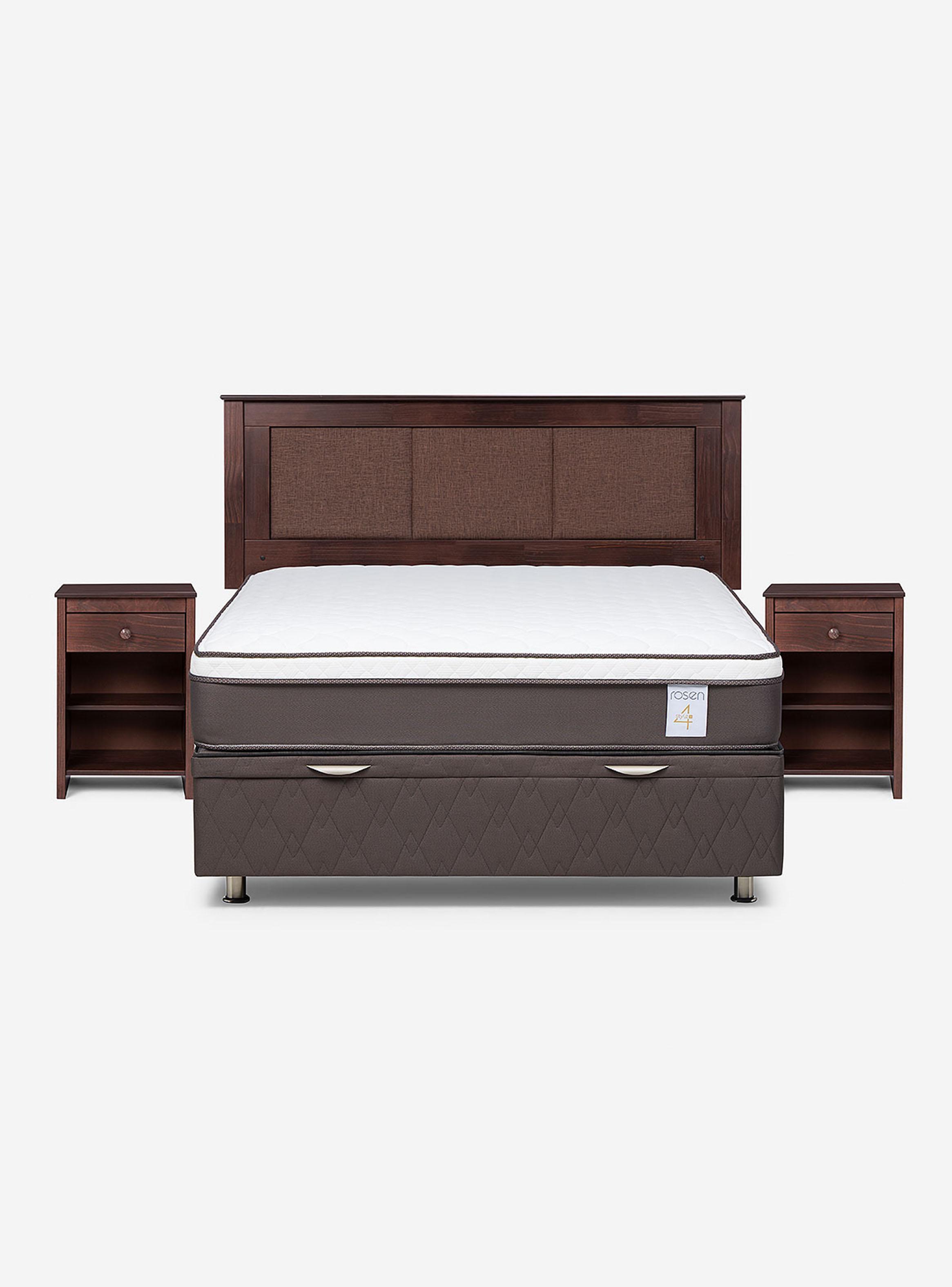 Boxet New Style 4 Plus 2 Plazas + Respaldo Veladores Rachel-1