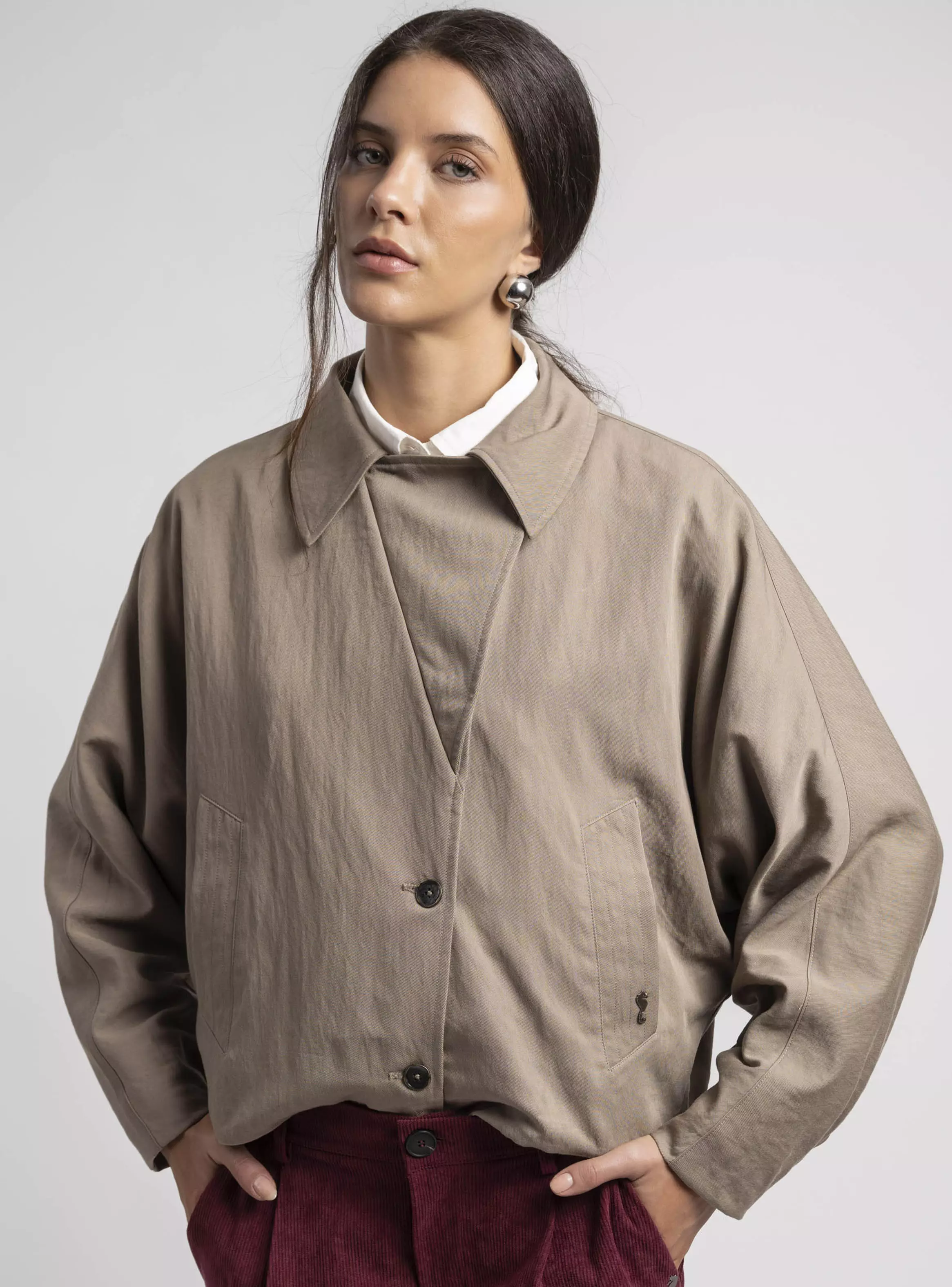 Chaqueta Franca Beige-2