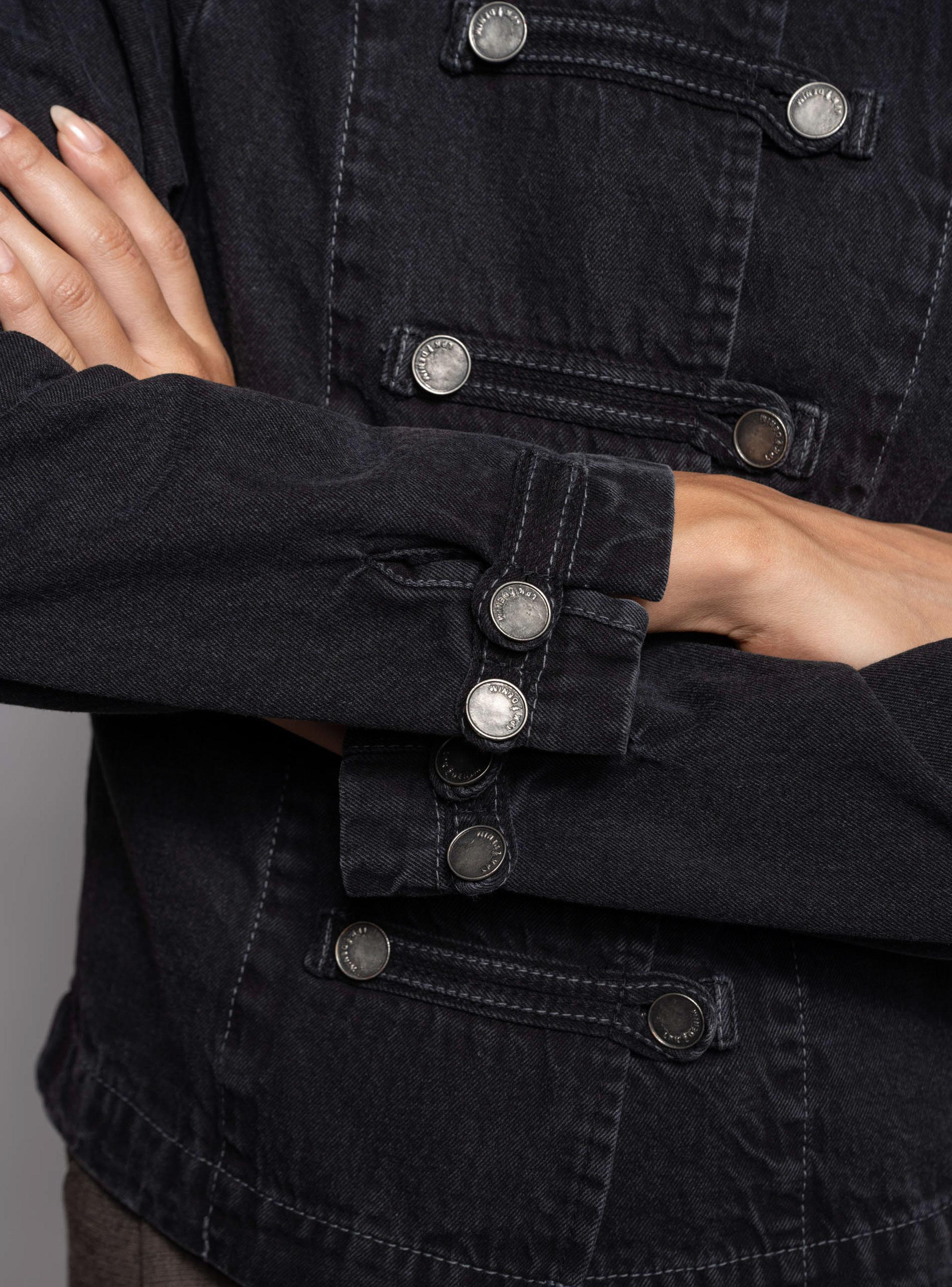 Chaqueta Militar de Denim-4