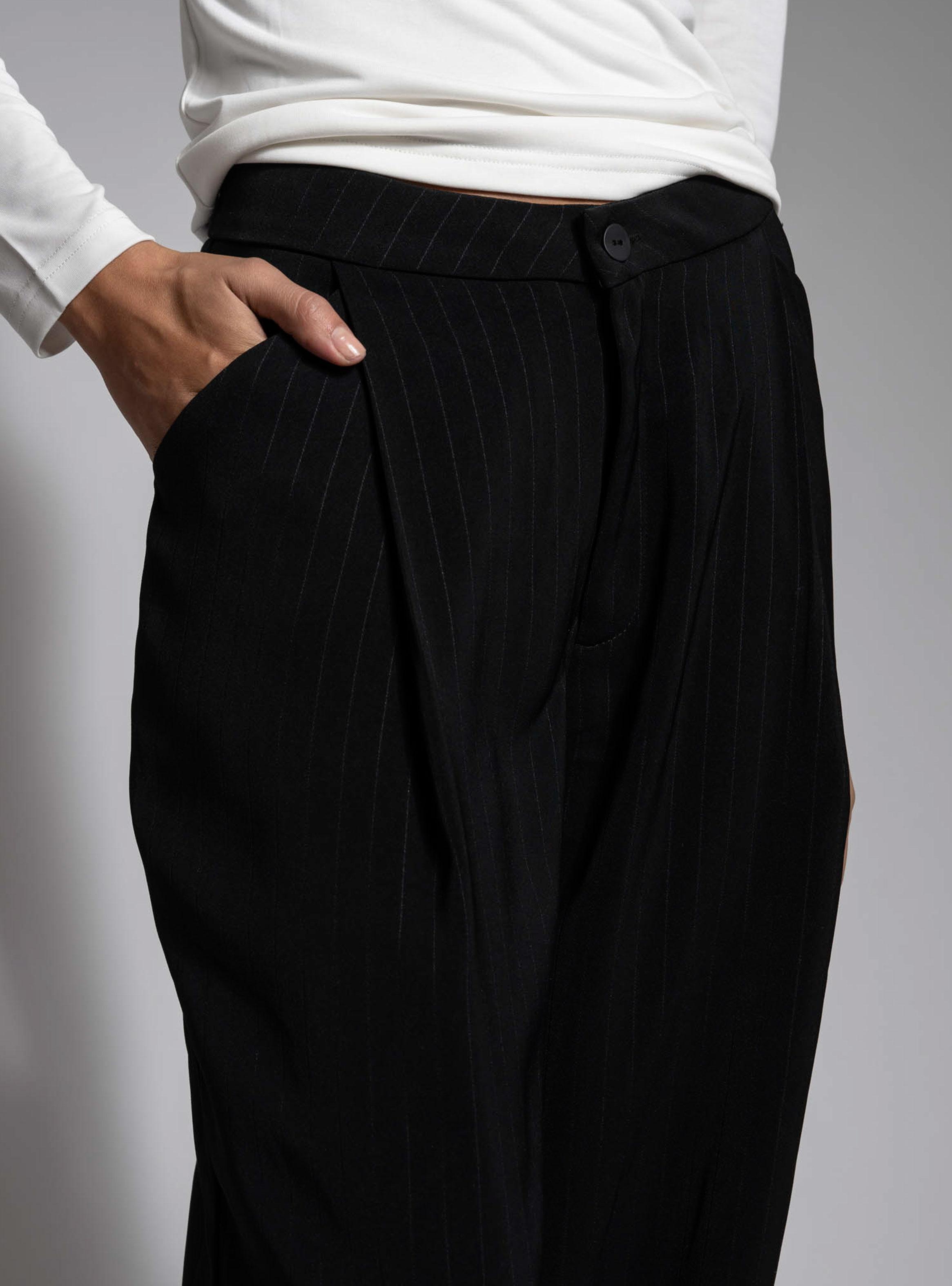 Pantalón Sastrero Líneas Wide Leg-3