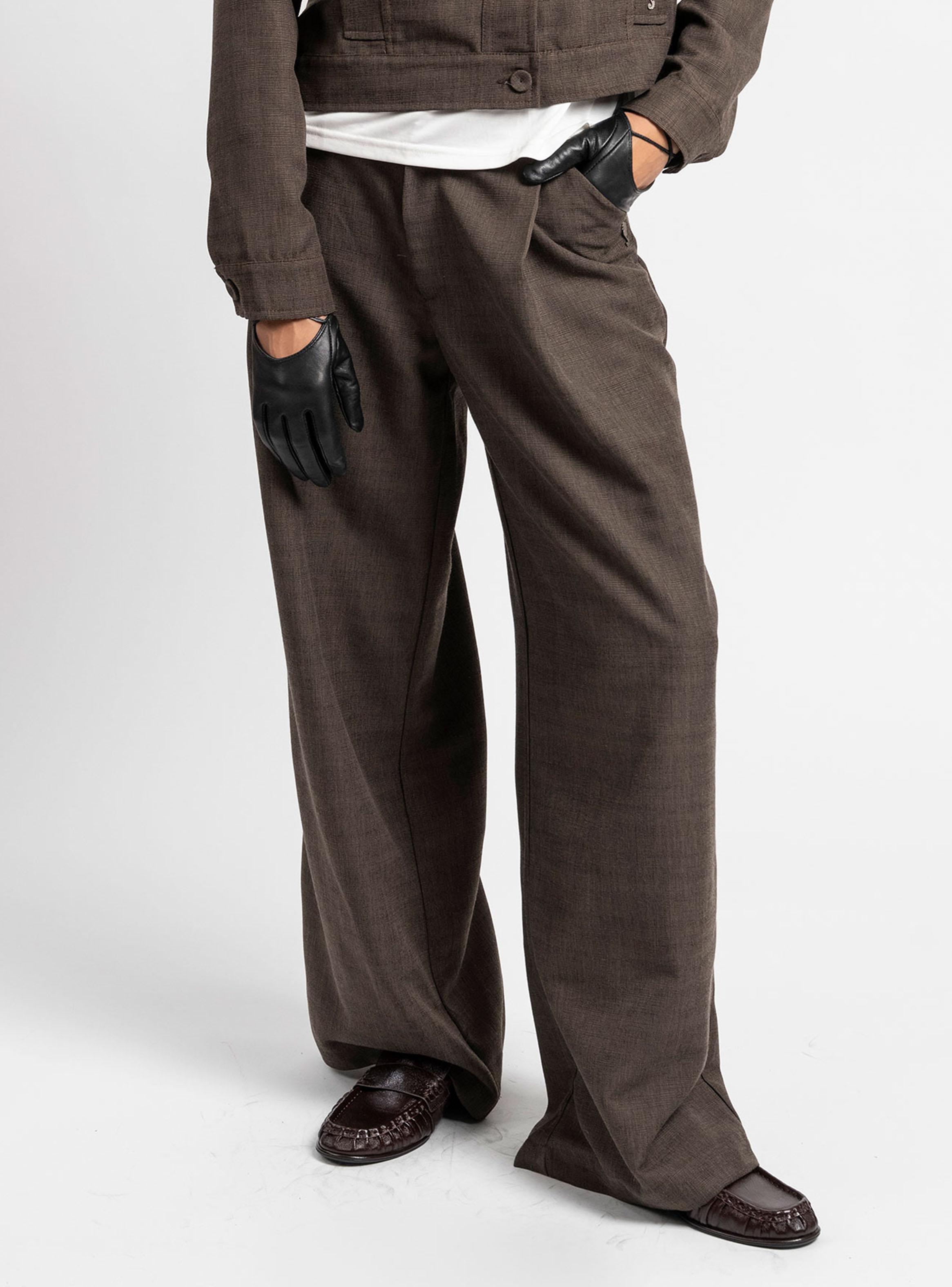 Pantalón Wide Leg con Pinzas-3