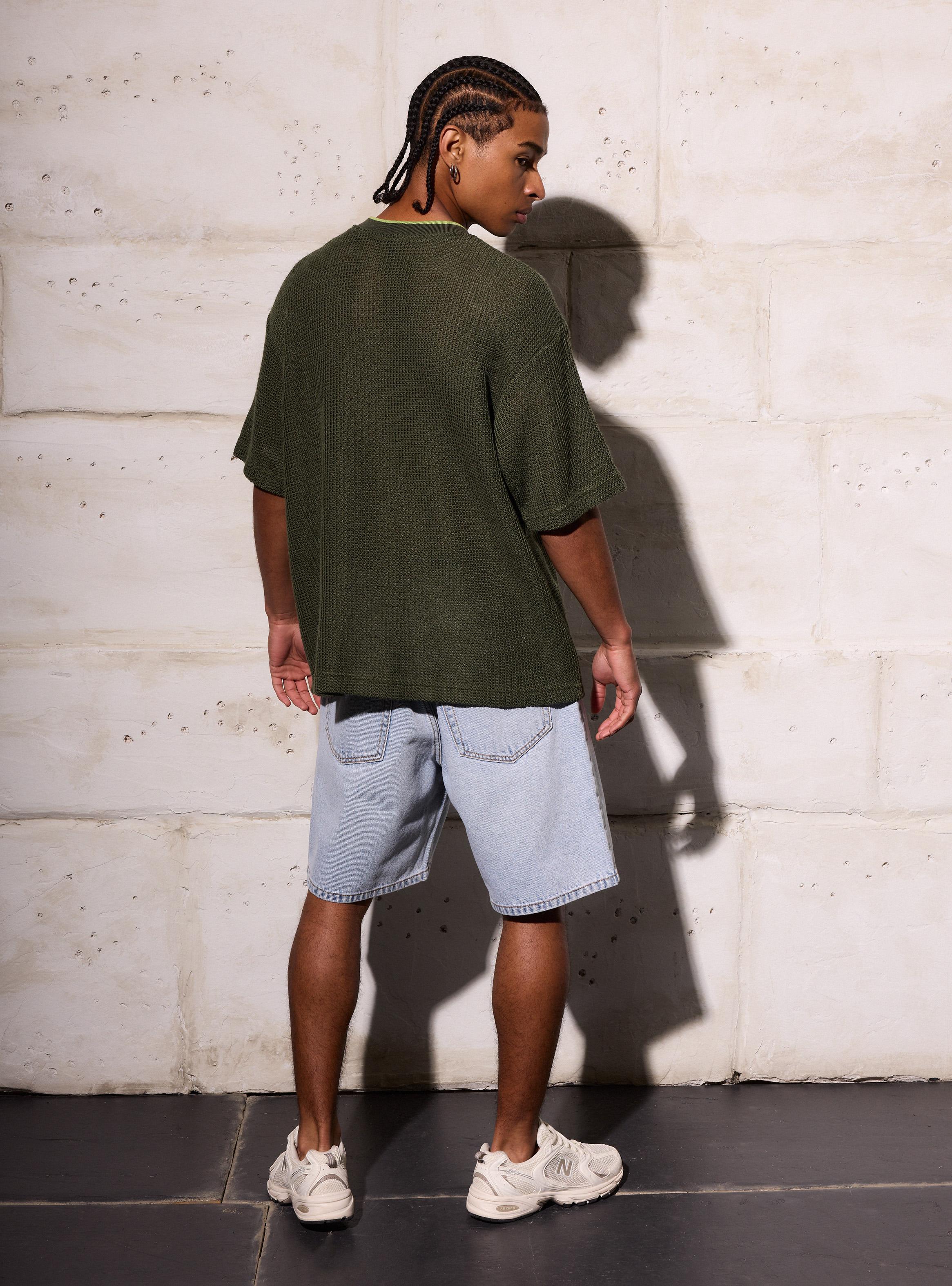 Polera Tejida Sportcore Cuello V-5