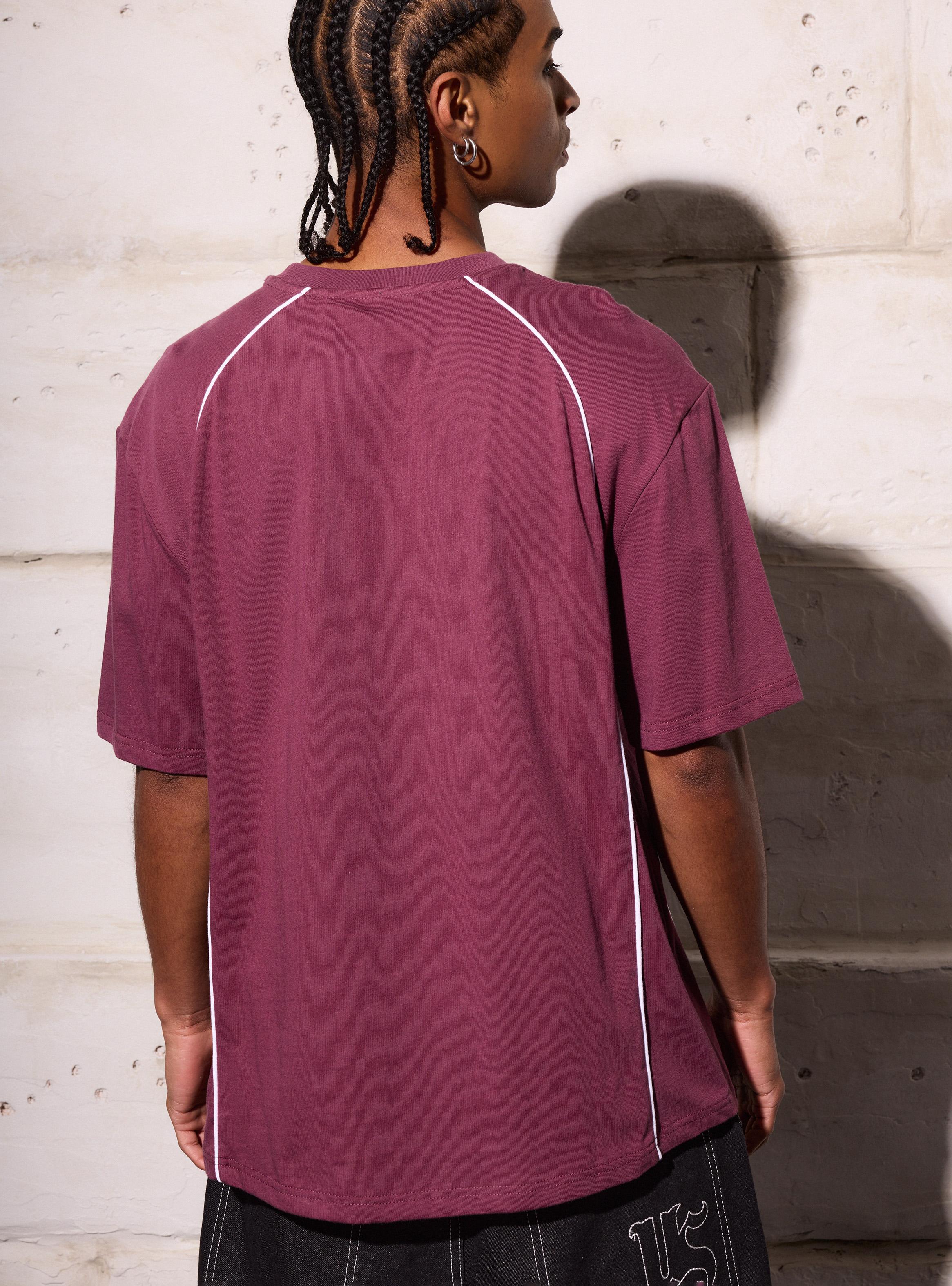 Polera con Piping en Contraste Algodón-3