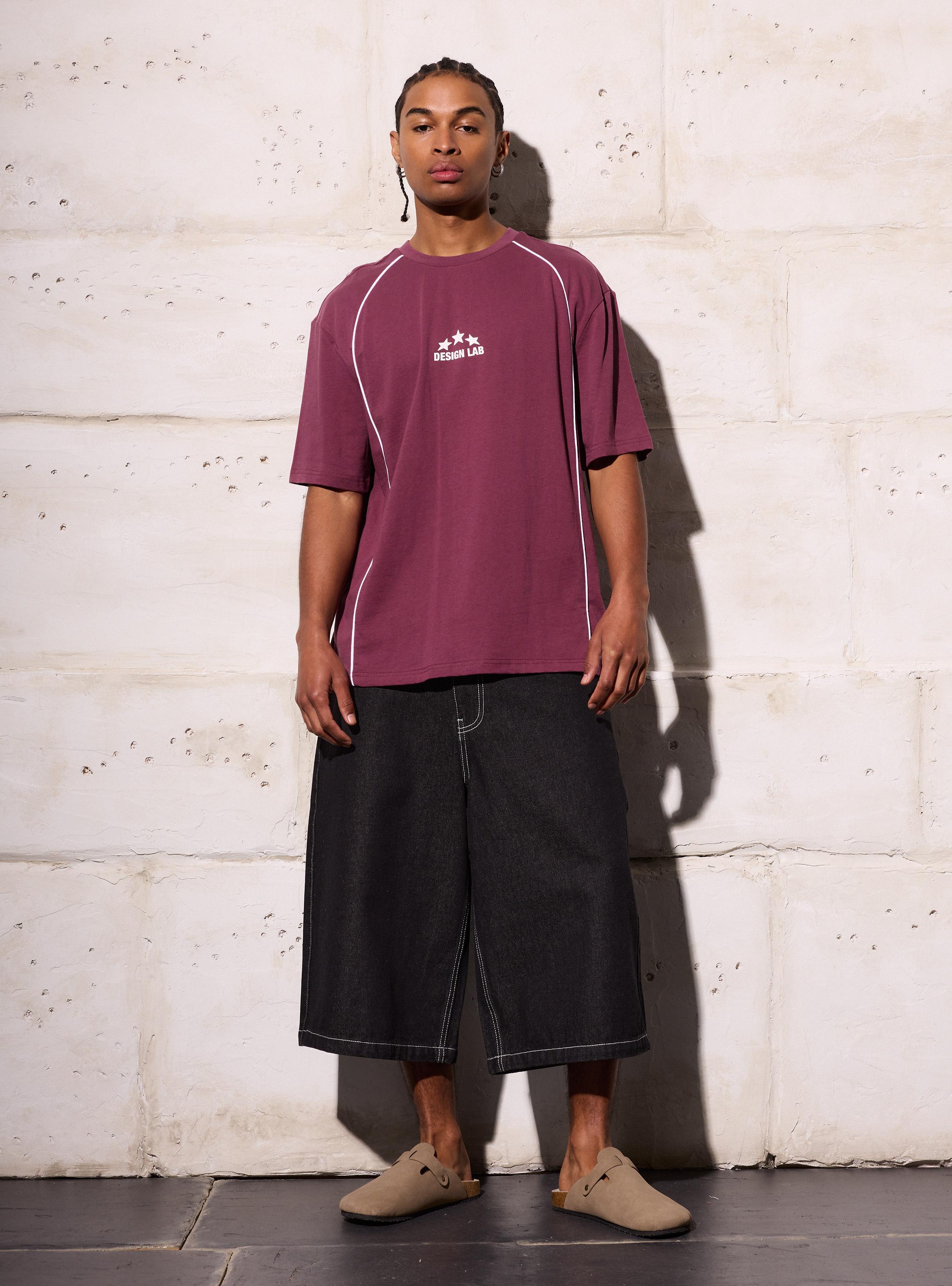 Polera con Piping en Contraste Algodón-4