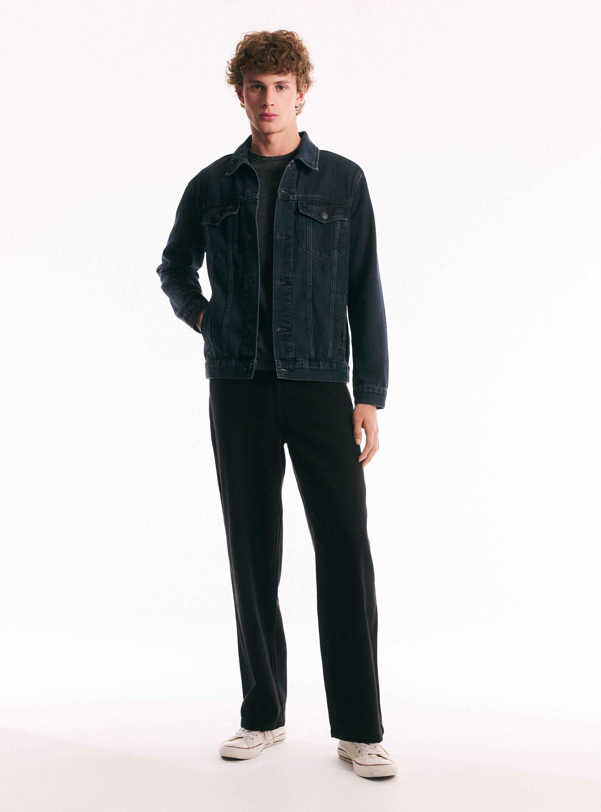 Chaqueta Trucker Jeans Lavada-4