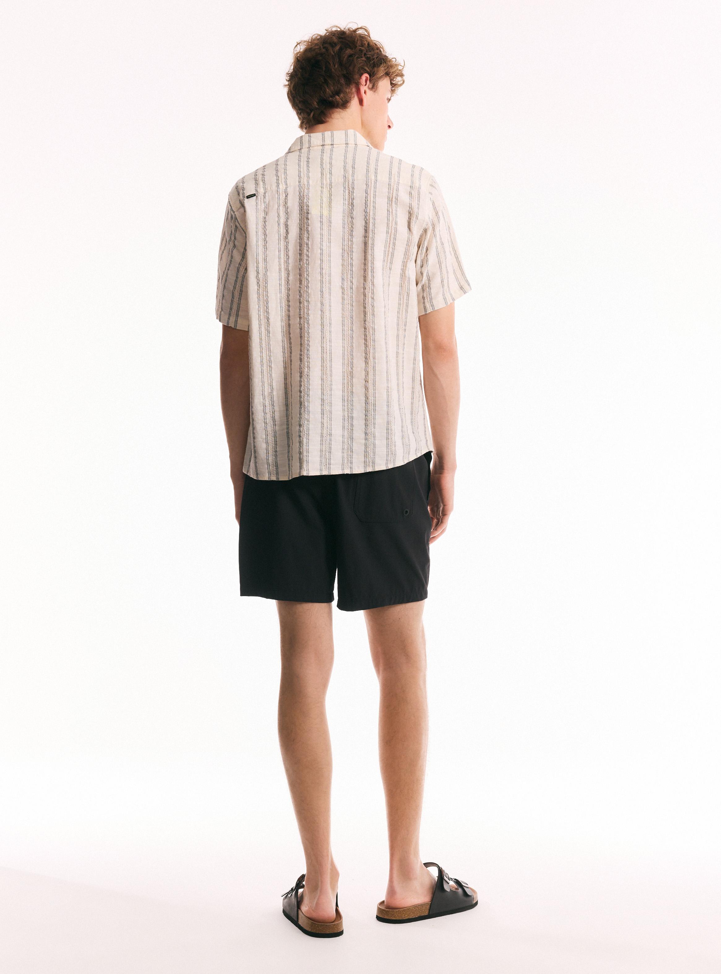 Traje de Baño con Bolsillo Cordón Ajustable-5