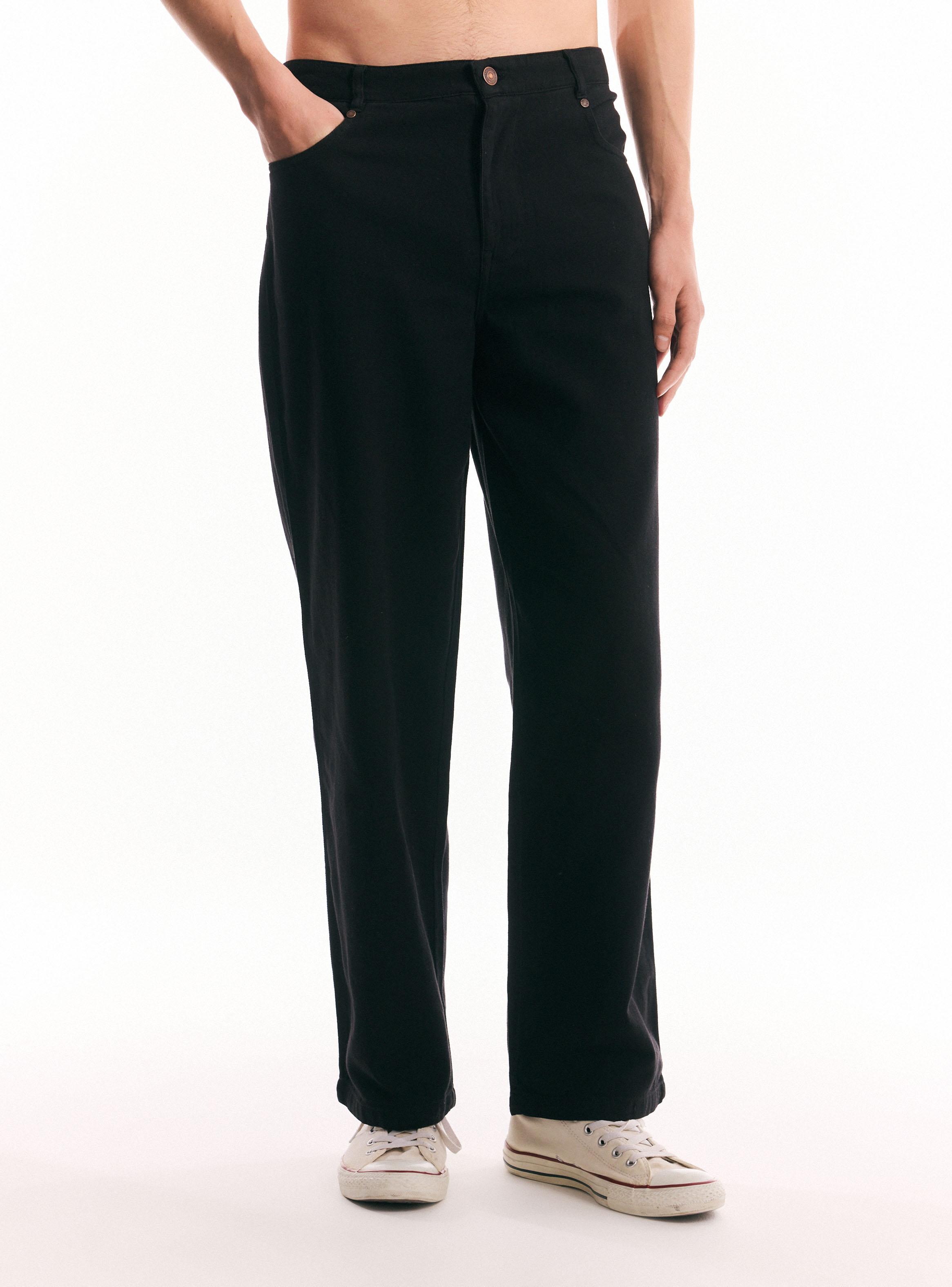 Pantalón Slim Mezcla de Lino-0