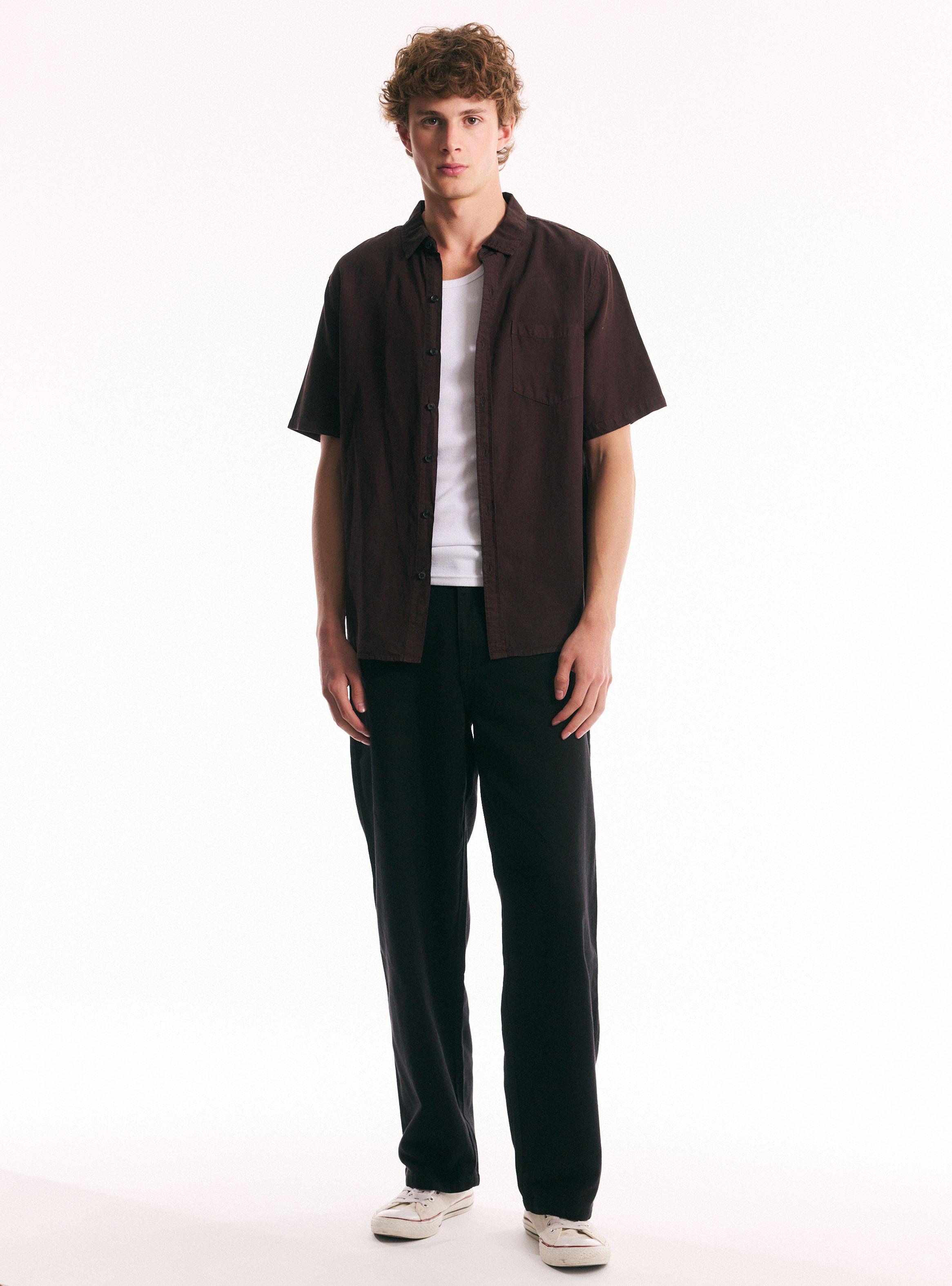 Pantalón Slim Mezcla de Lino-4