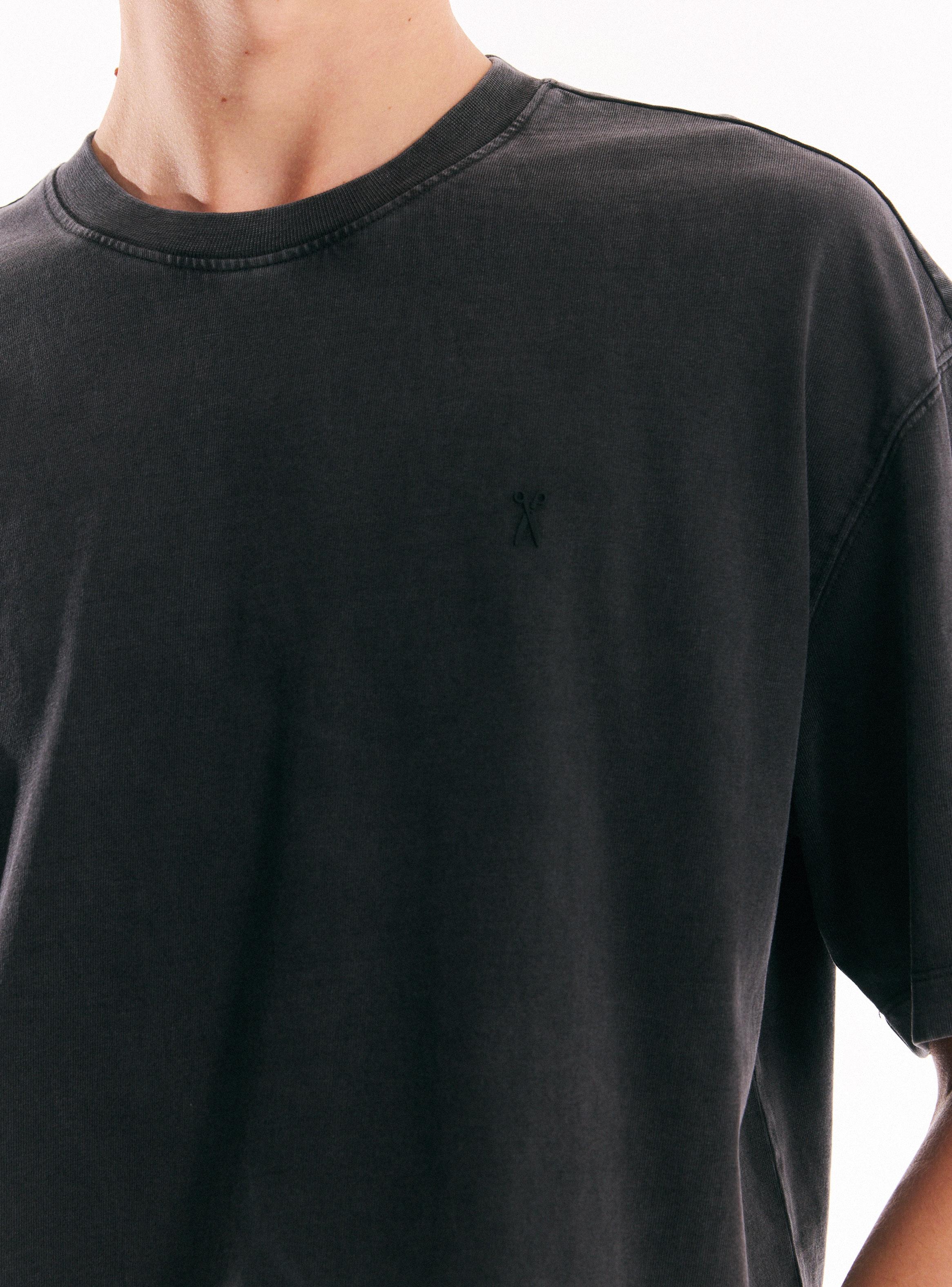 Polera Oversize Lavada Gruesa-3