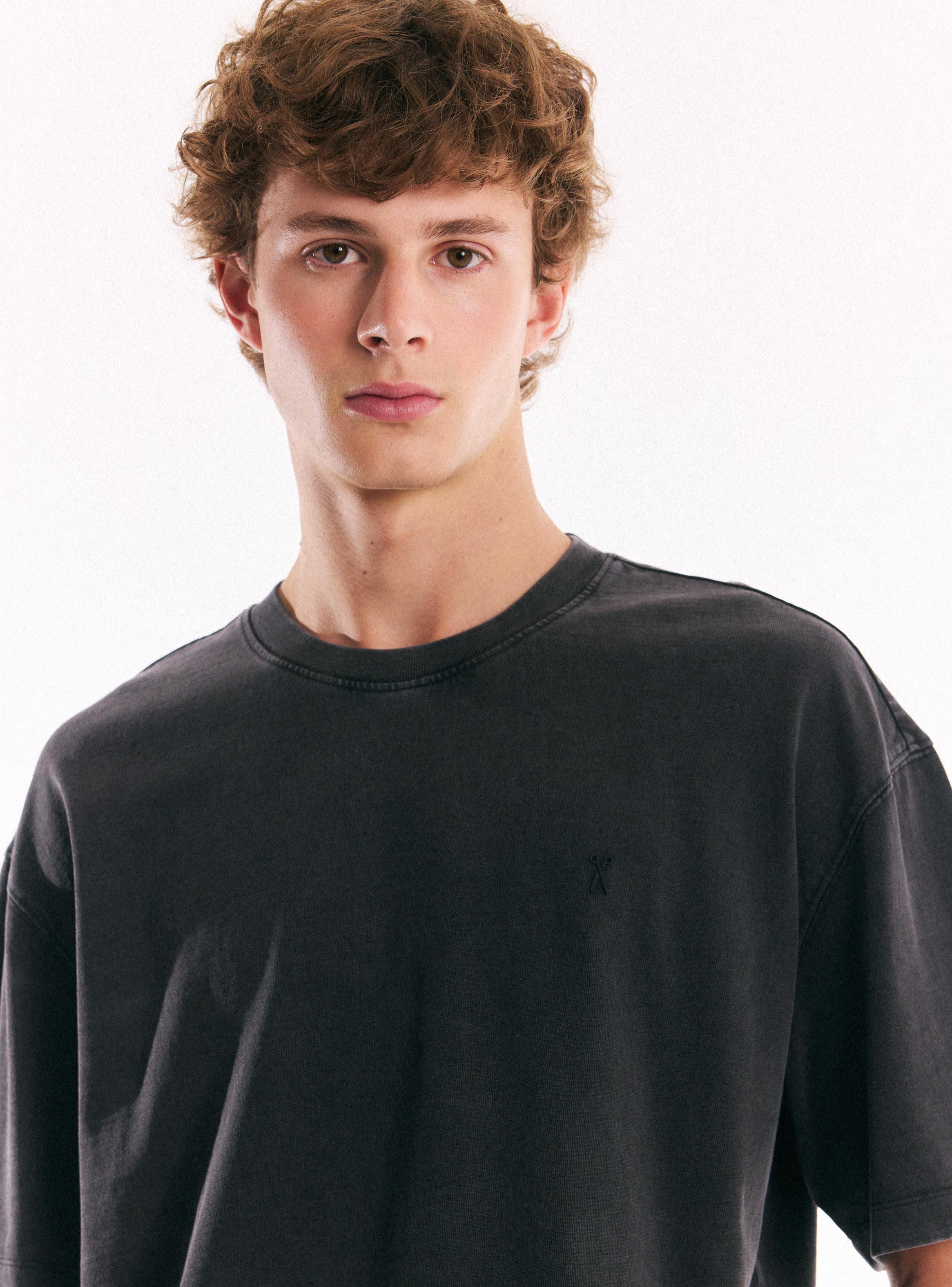 Polera Oversize Lavada Gruesa-2