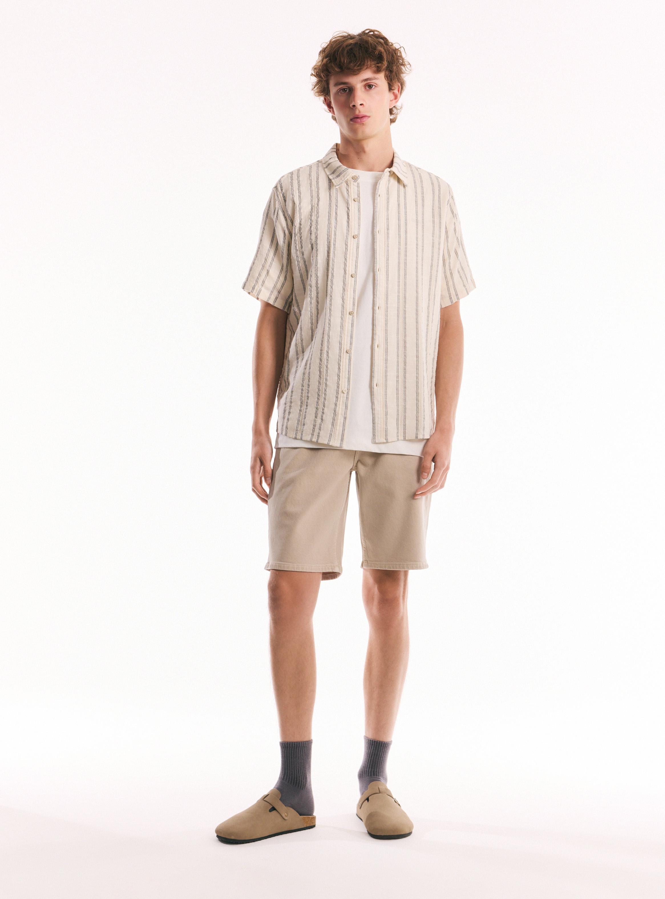 Camisa Algodón con Manga Corta-4
