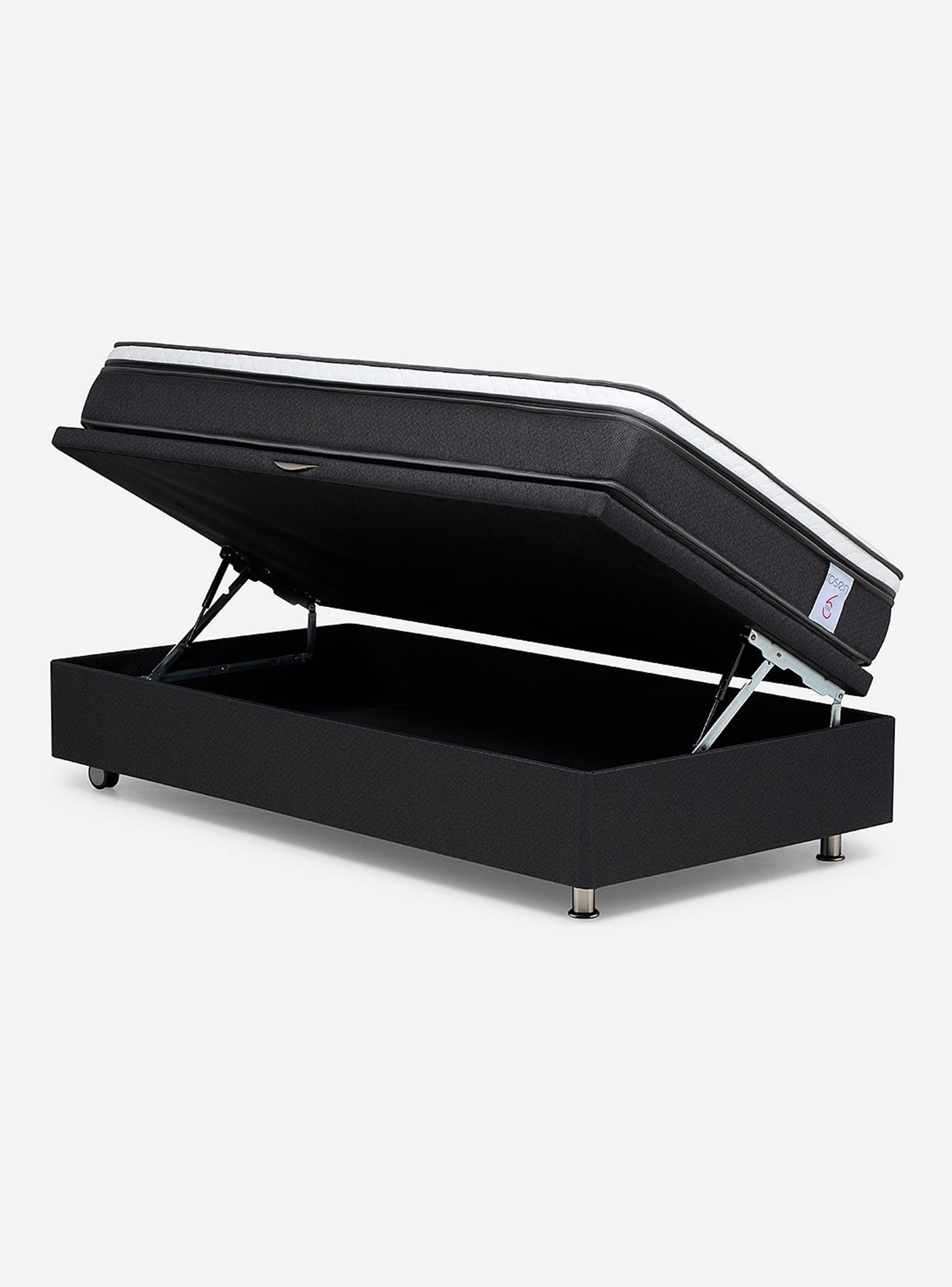 Boxet New Style 6  1.5 Plazas + Set Respaldo Velador Rachel-3