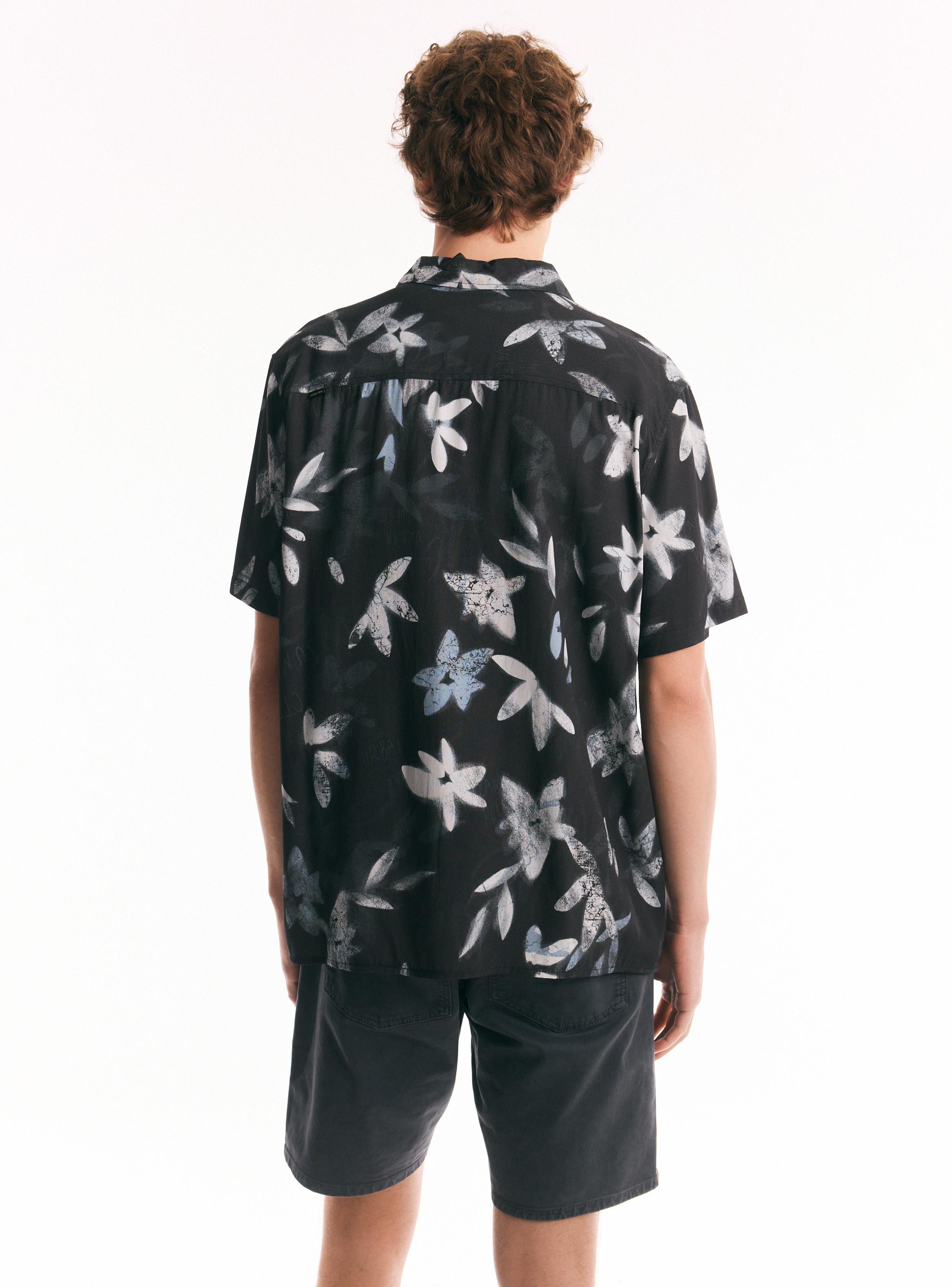 Camisa en Viscosa Estampada-1