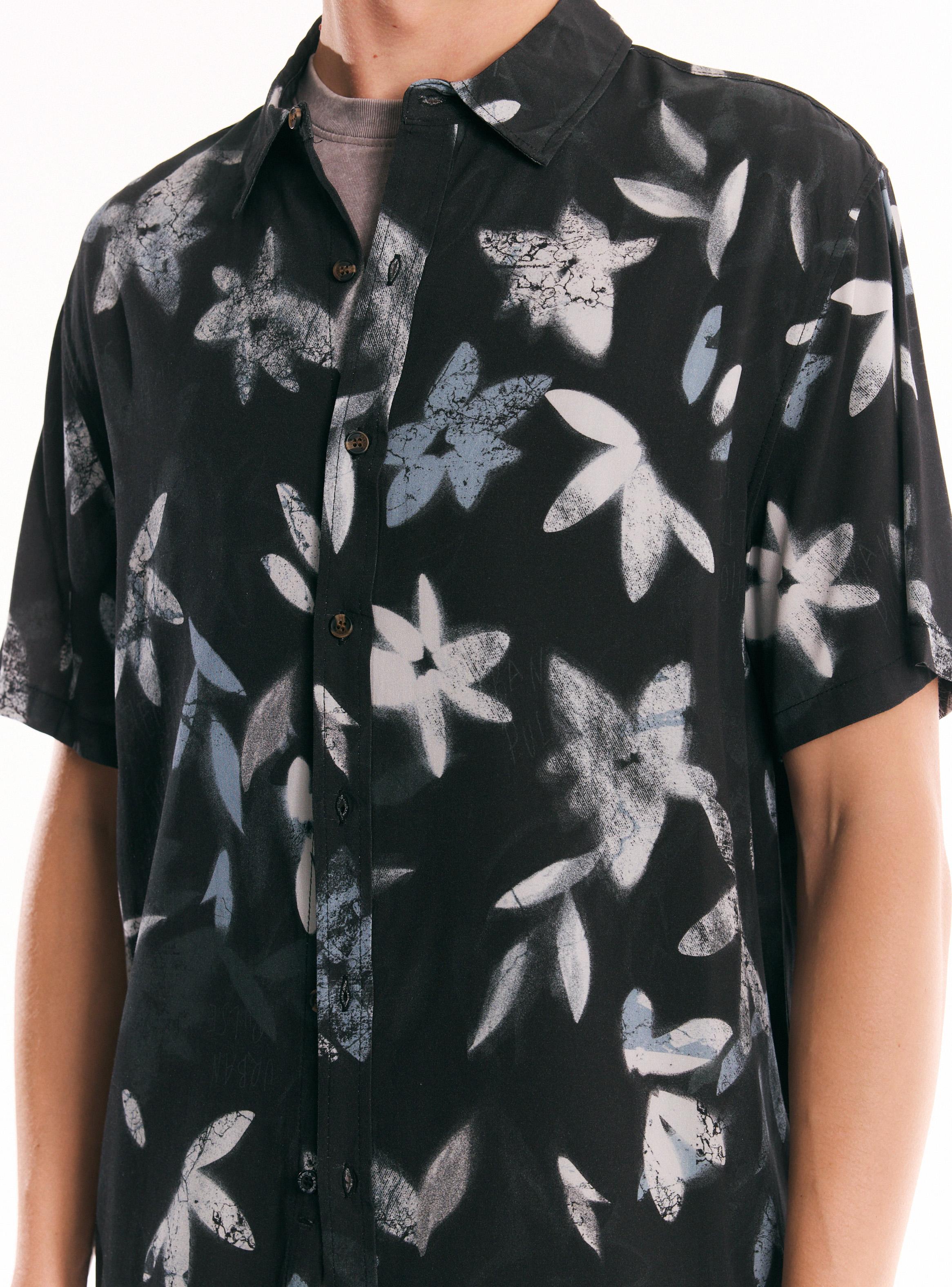 Camisa en Viscosa Estampada-3